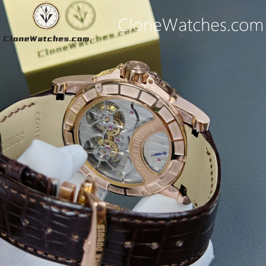 Roger Dubuis Super Clone Watches 1:1 Excalibur Rose Gold RDDBEX0249 45MM