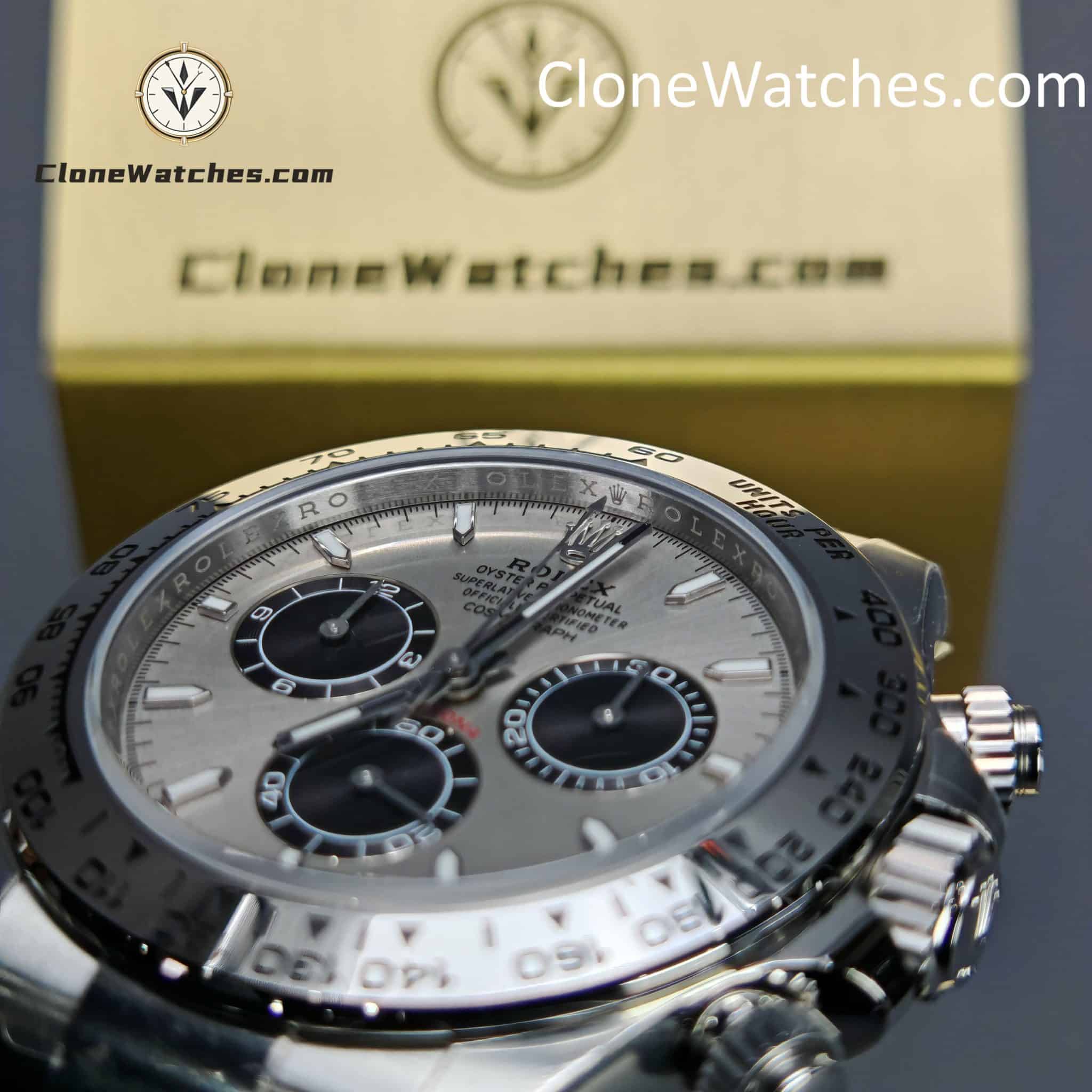 Rolex Super Clone Watches 1:1 Daytona Silver Dial M126509-0003 4131 Movement