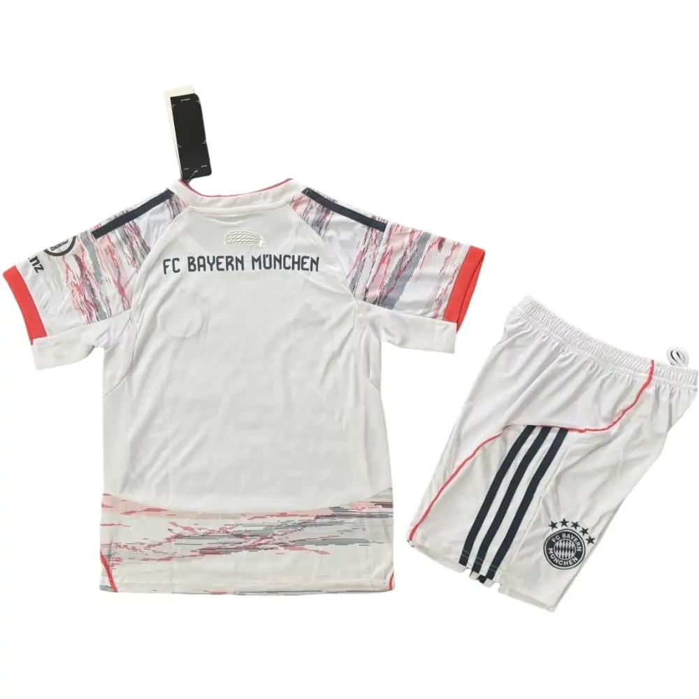 2025-26 Bayern Away Short Sleeve Jersey - Children's suit Fans Edition