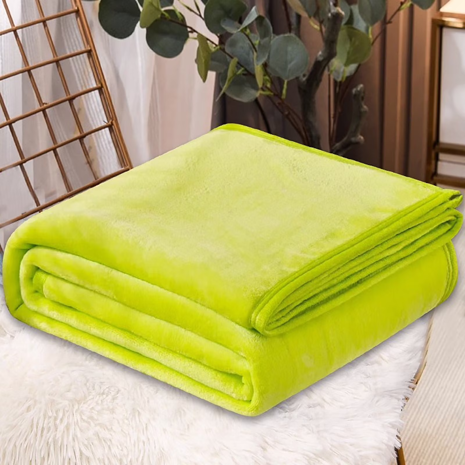 Throw Blanket Qwtwty Super Soft Warm Solid Warm Micro Plush Fleece Blanket Throw Rug Sofa Bedding 70x100cm