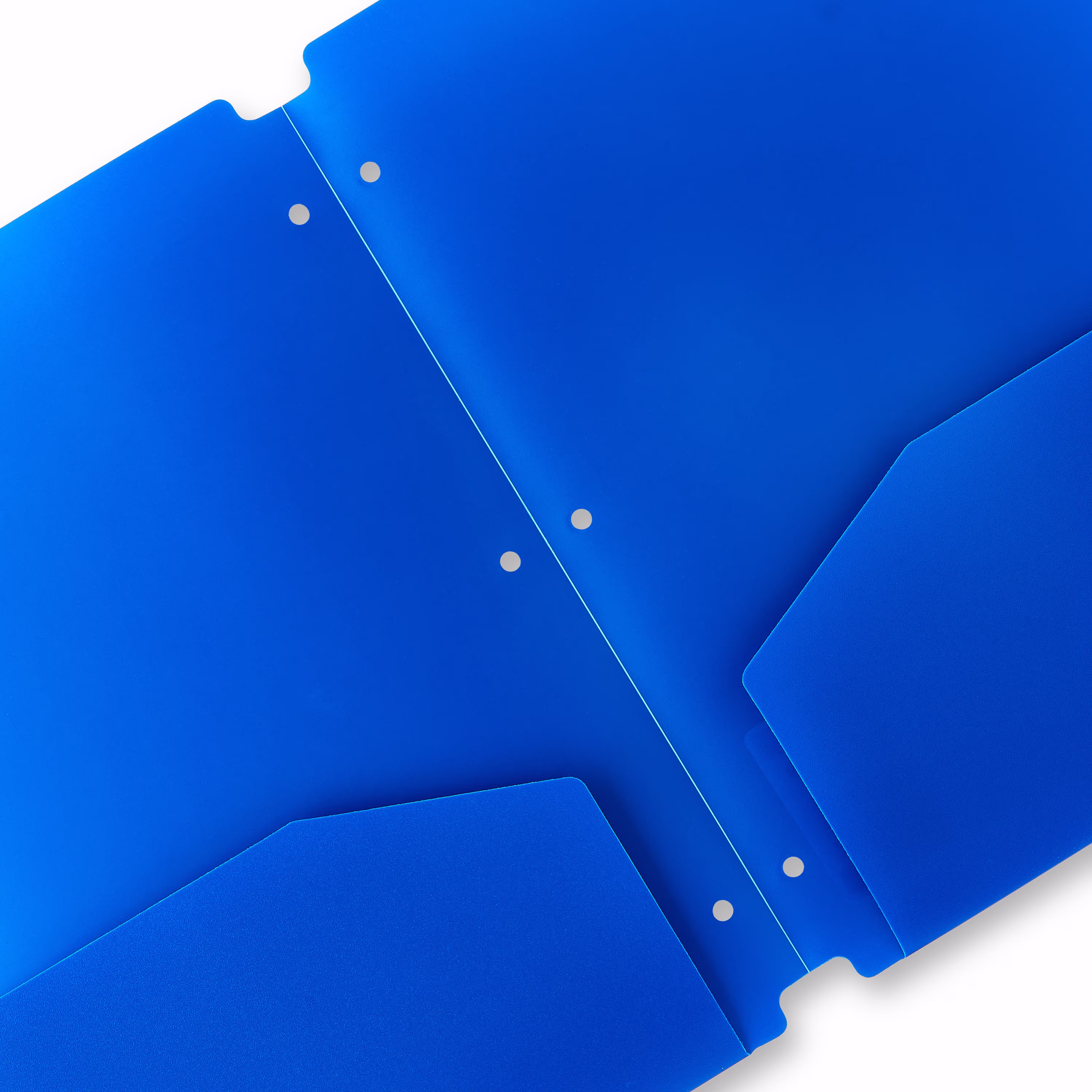 Pen+Gear 2-Pocket Poly Folder, 9.4 in x 11.4 in, Blue