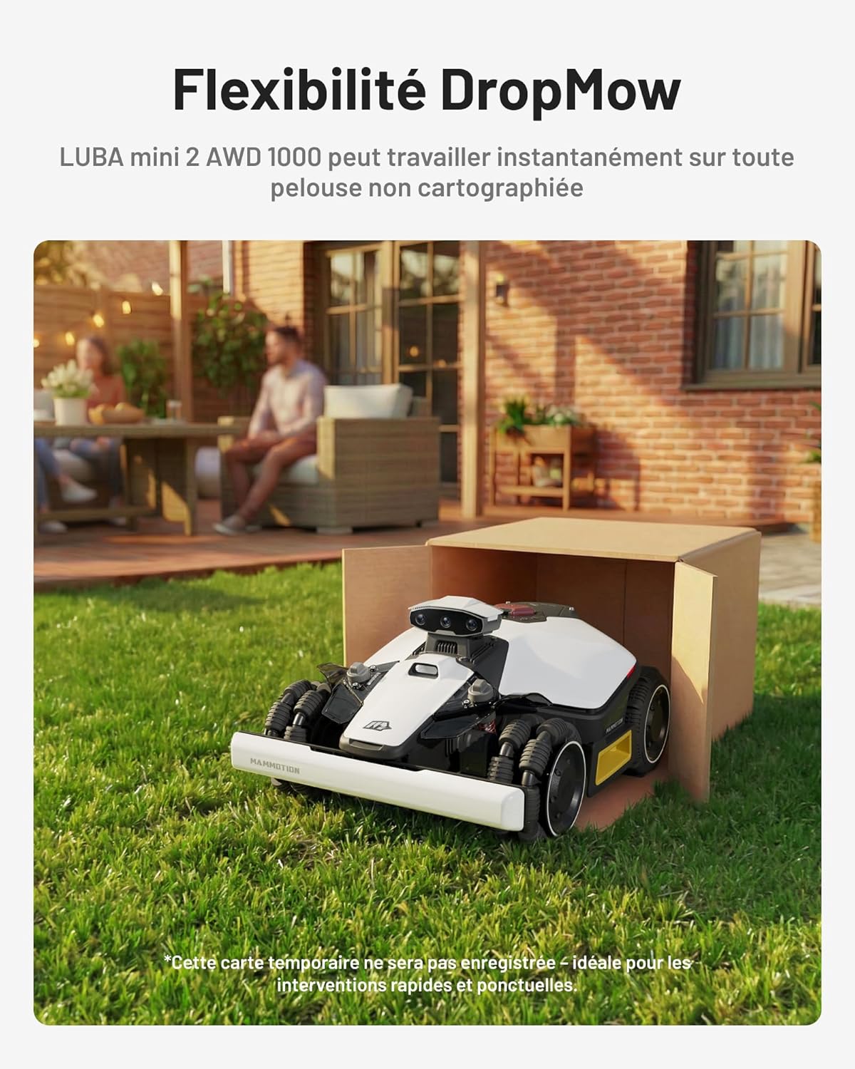 Robot tondeuse LUBA Mini 2 AWD 1000