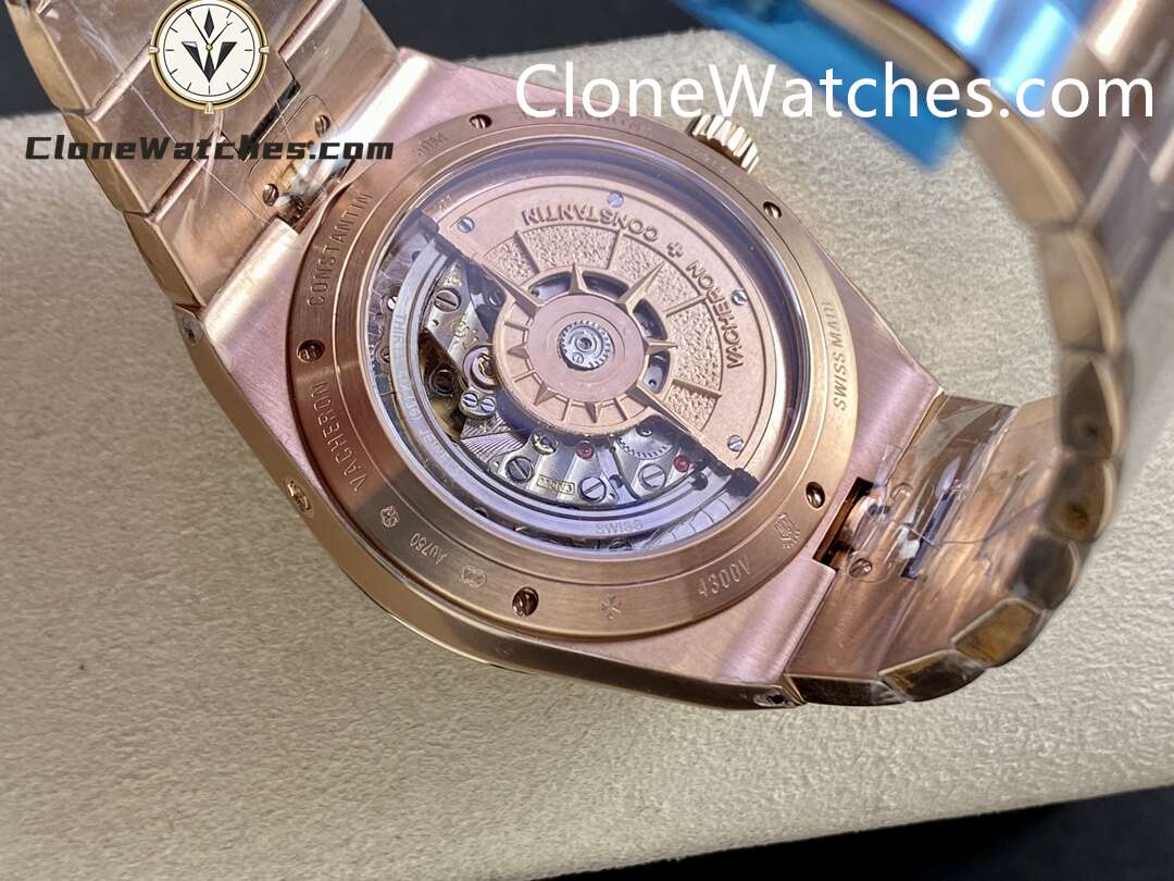 Vacheron Constantin Super Clone Watches 1:1 Overseas perpetual calendar Rose Gold 4300V/220R-B509