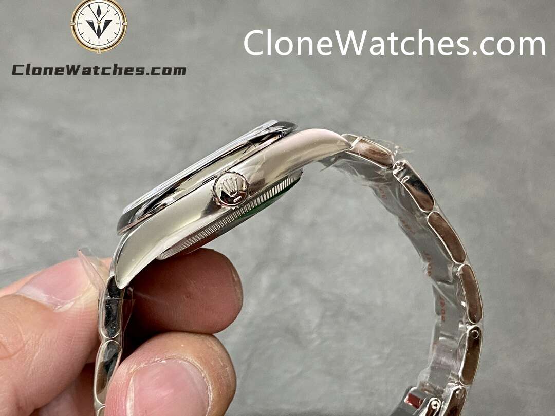 Rolex Super Clone Watches 1:1 Oyster Perpetual Green Dial 36mm m126000-0005 3230 Movement