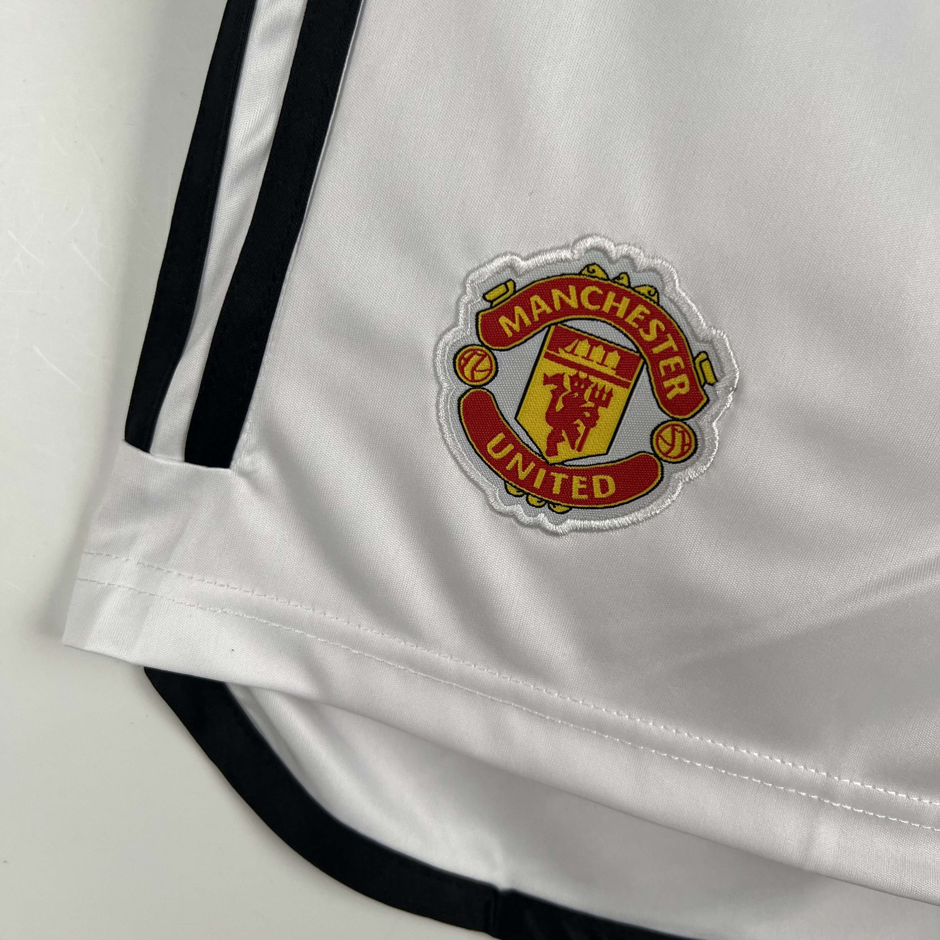 2023/2024 Manchester United Home Shorts - Fans Edition