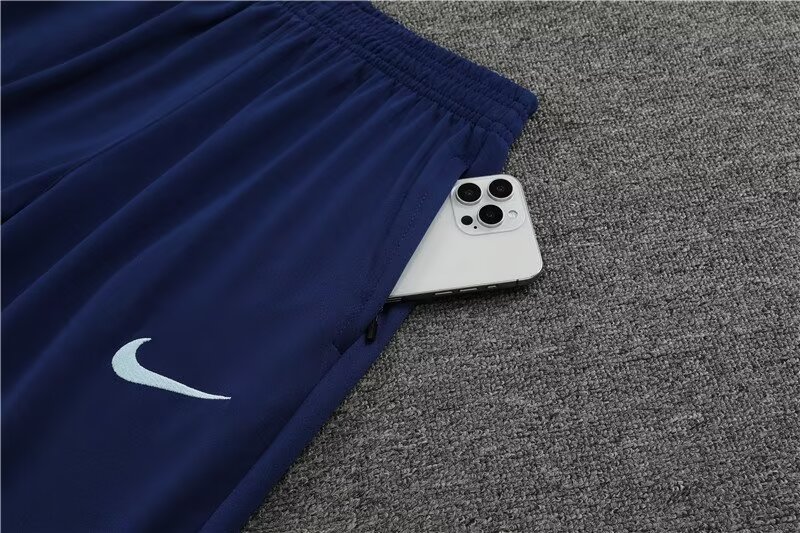 2024/25 France half pull training jersey light blue 1:1 Thai quality set