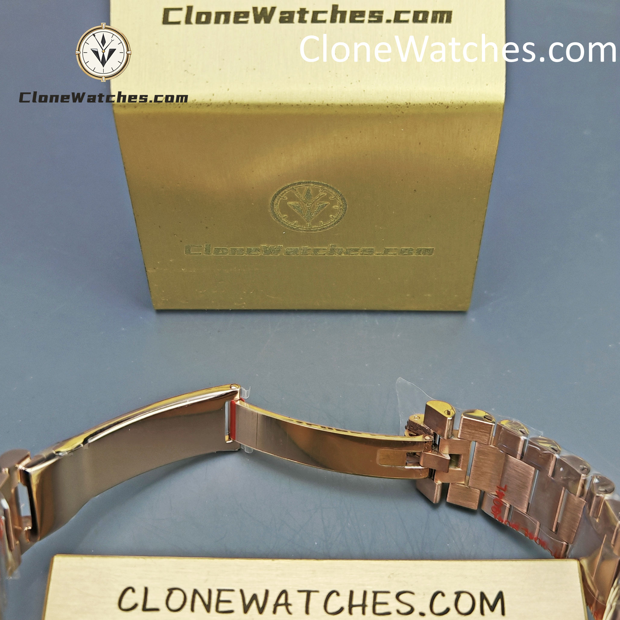 Rolex Super Clone Watches 1:1 Day Date 18K Rose Gold Olive Green Dial 40mm m228235-0025 3255 Movement