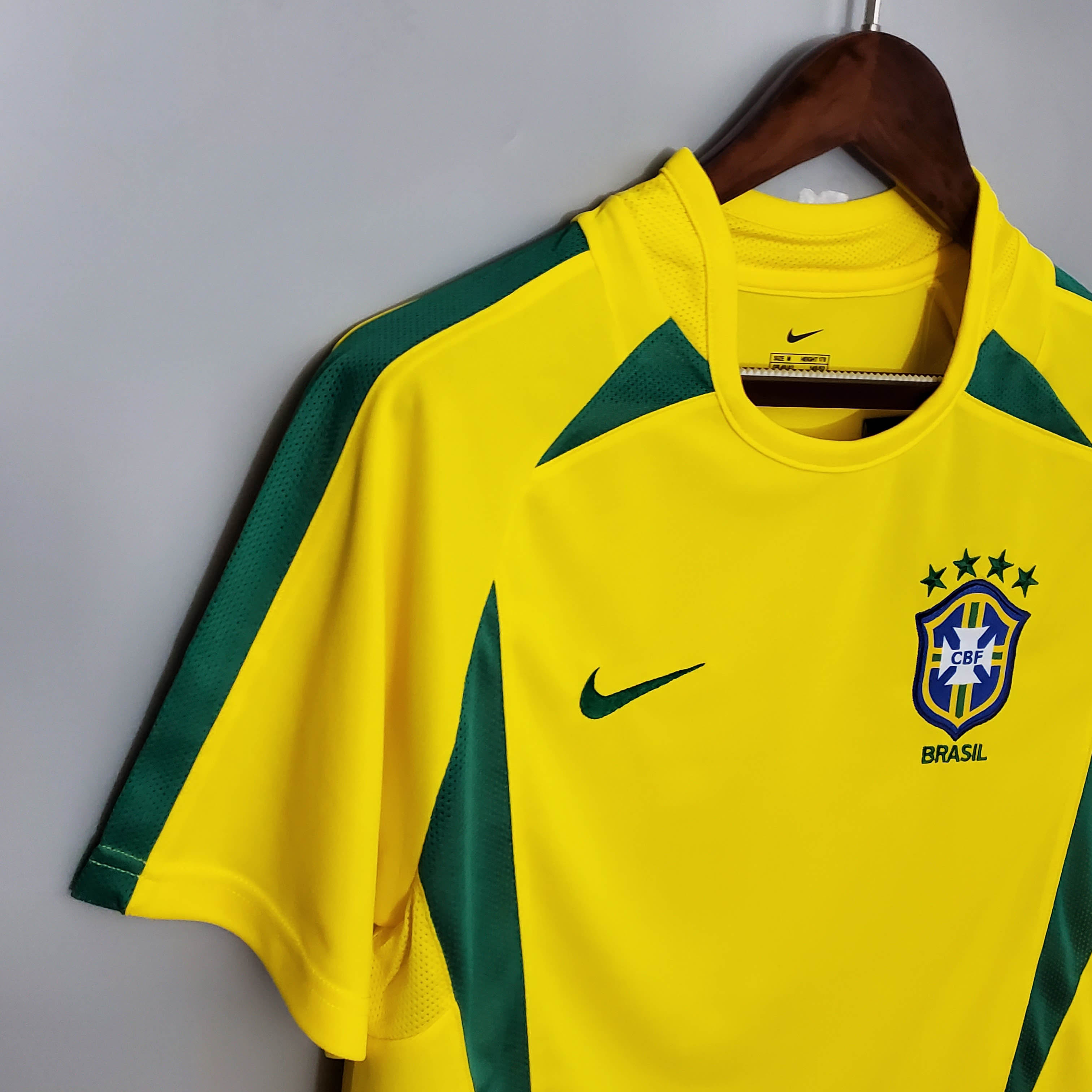 2002 Brazil Retro Home Jersey-Fans