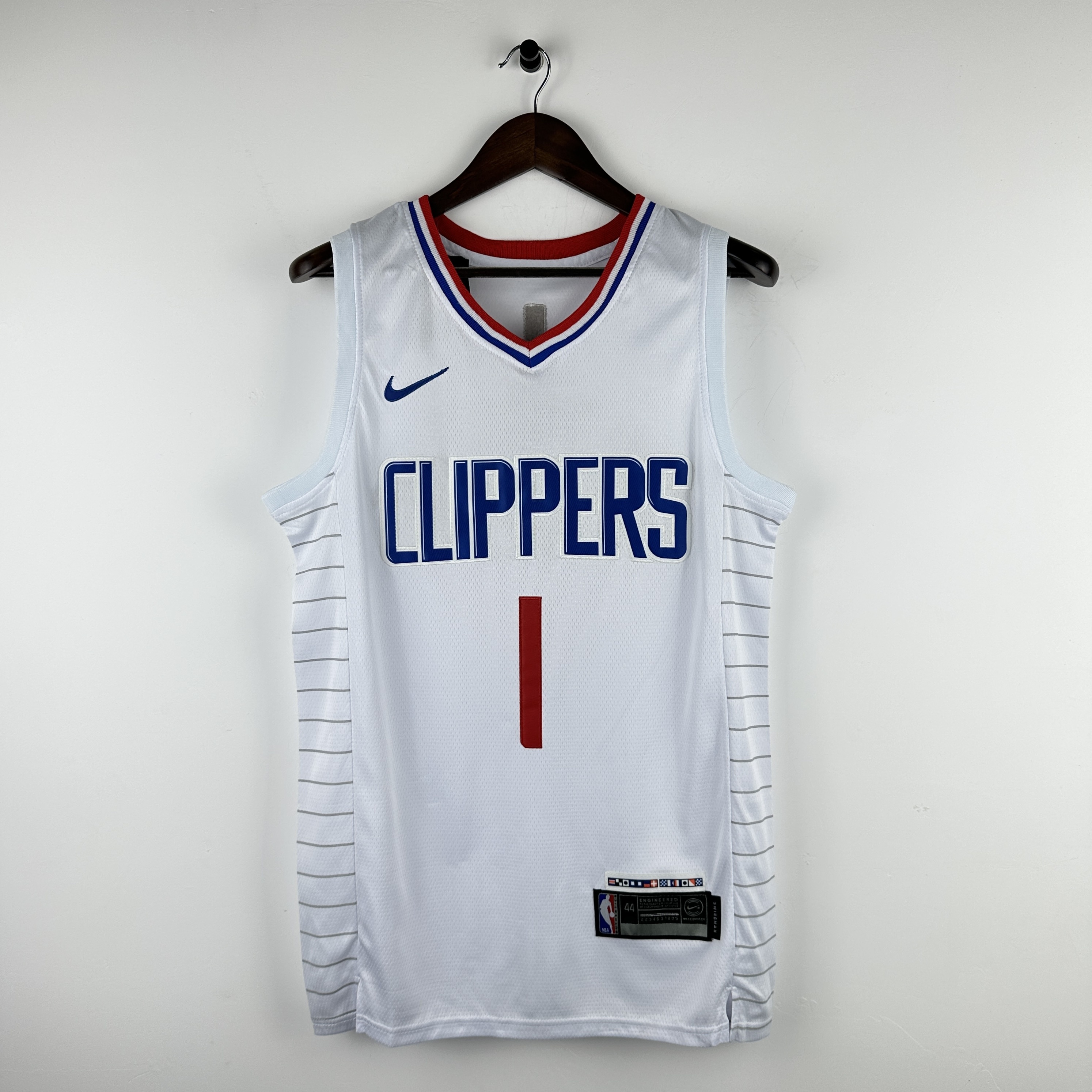 Clippers Embroidered White No. 1 Harden