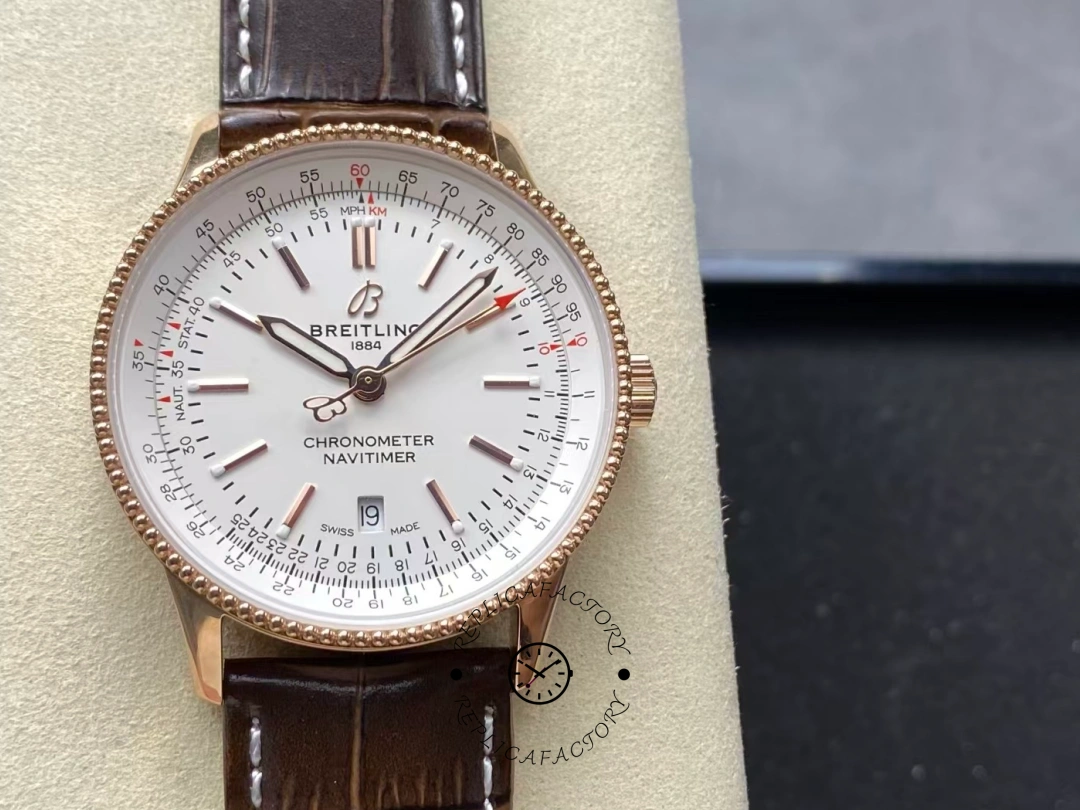Breitling Navitimer Automatic 41 Rose Gold R17326211G1P1 Replica Men's Casual Watch