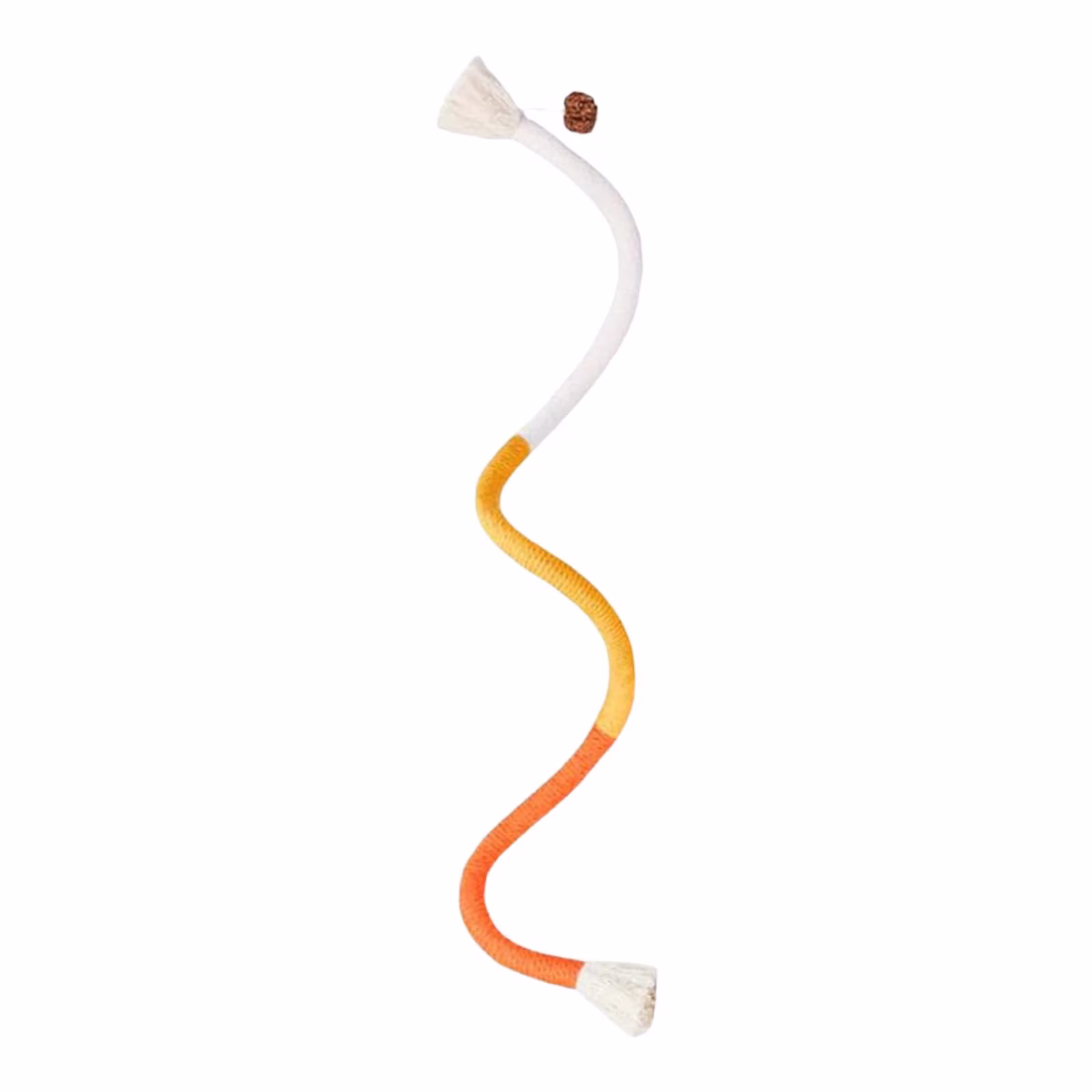 Cat Chew Rope - Natural Cotton Durable Cat Chew Toy, Teeth Cleaning Interactive Toy For Kittens Adult Cats Indoor Use,Orange