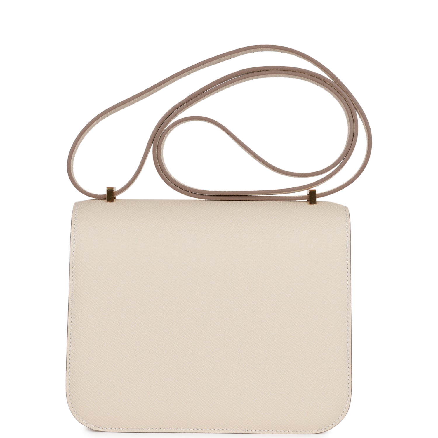 Hermes Constance 1-18 Craie Epsom Gold Hardware