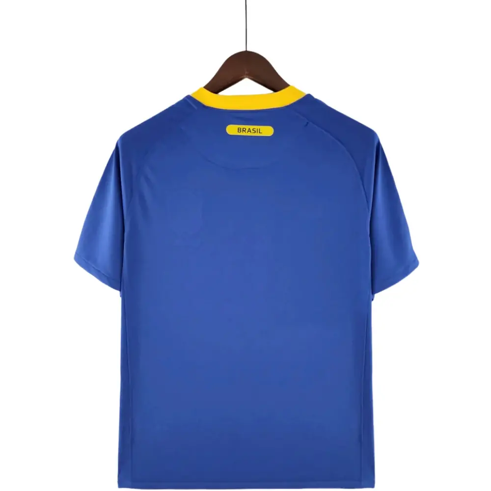 2010 Retro Brazil Away Soccer Jersey