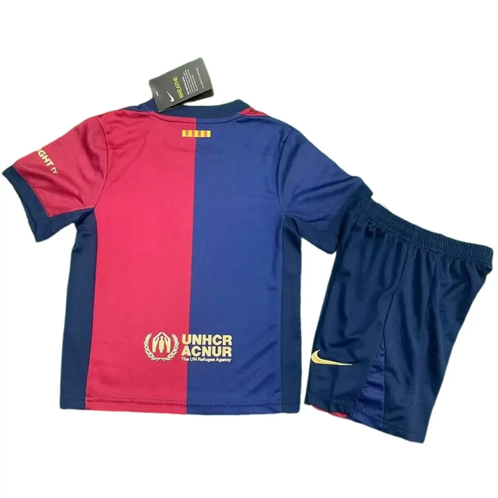 2025-26 New Season Barcelona Home Children's Jersey - Fan Edition