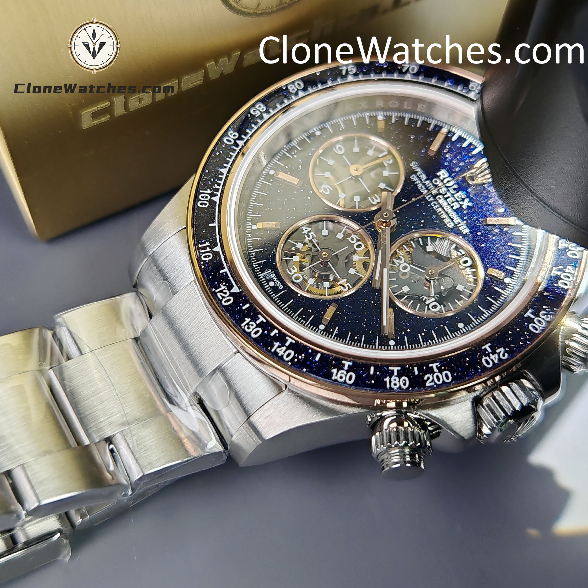 Modified Super Clone Watches 1:1 Rolex Daytona x Les Artisans de Genève Ventura