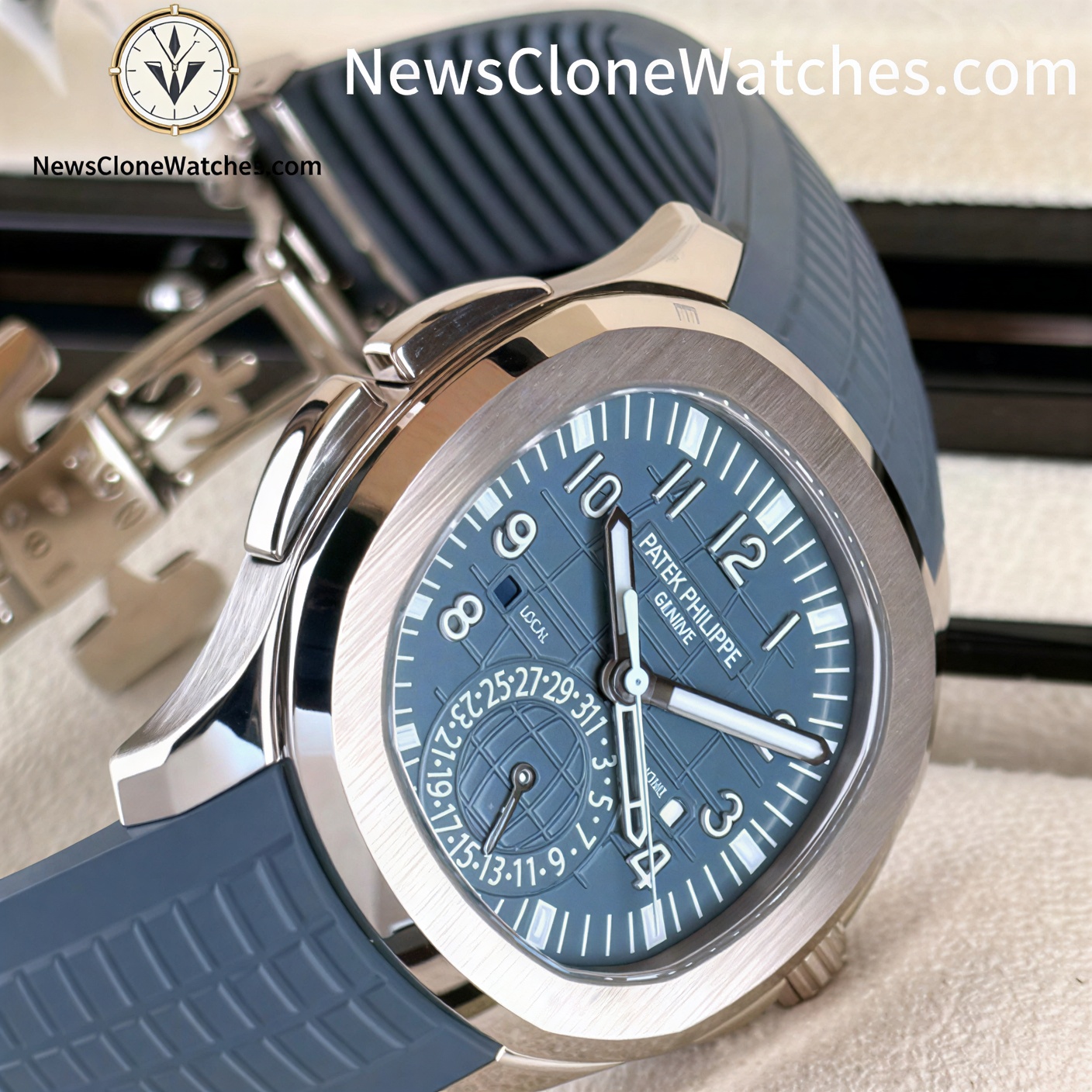 Clone Patek Philippe Aquanaut 5164G 001 White Gold