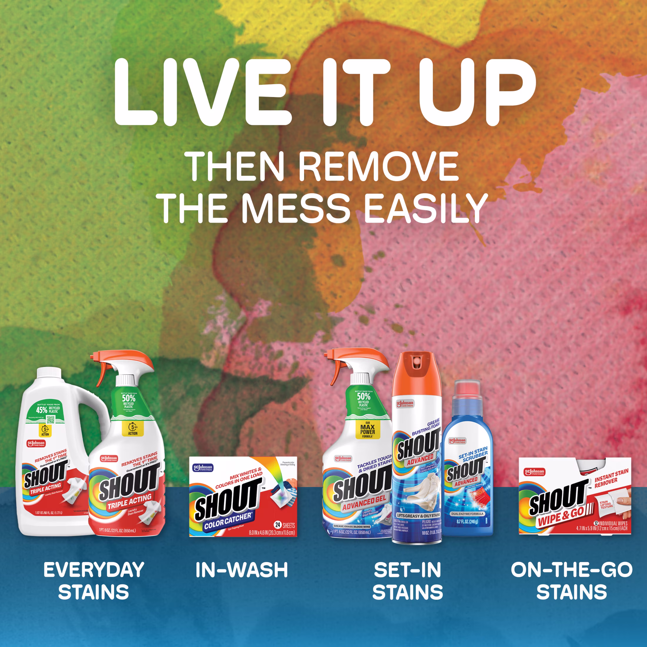 Shout Free, Laundry Stain Remover, 22 fl oz