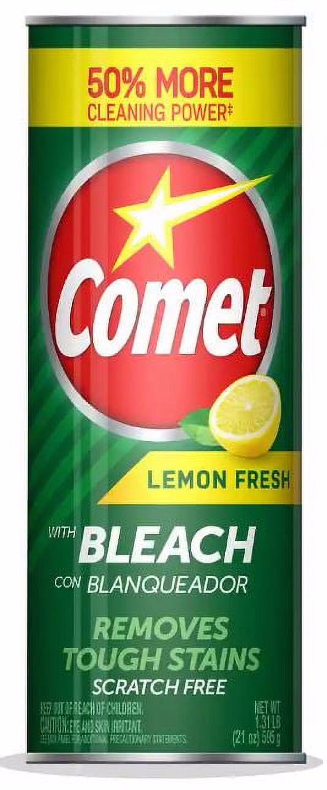 Comet 21oz Lemon Scented Multipurpose Cleaning Powder with Bleach