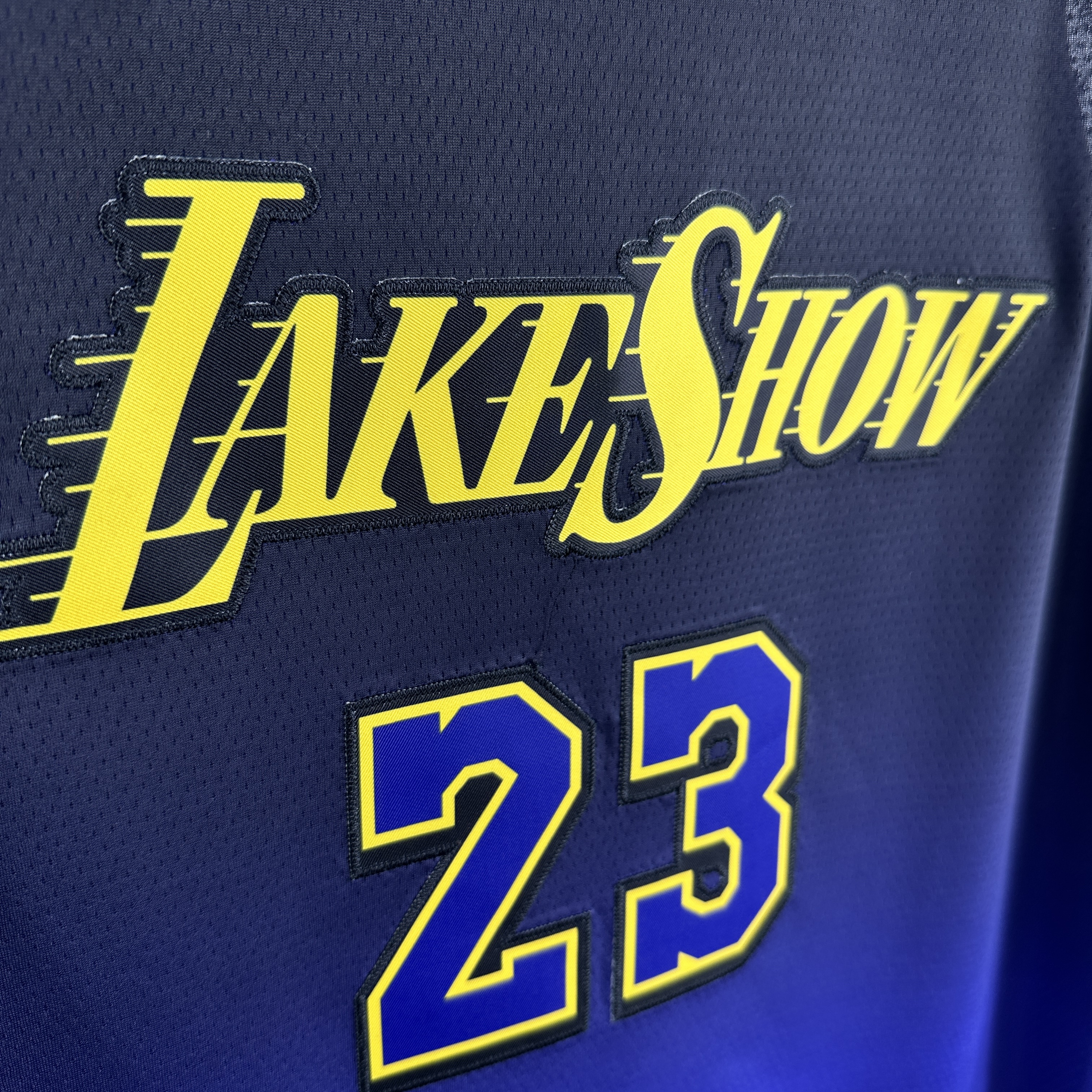 Embroidery 25th season Lakers City Edition No. 23 James