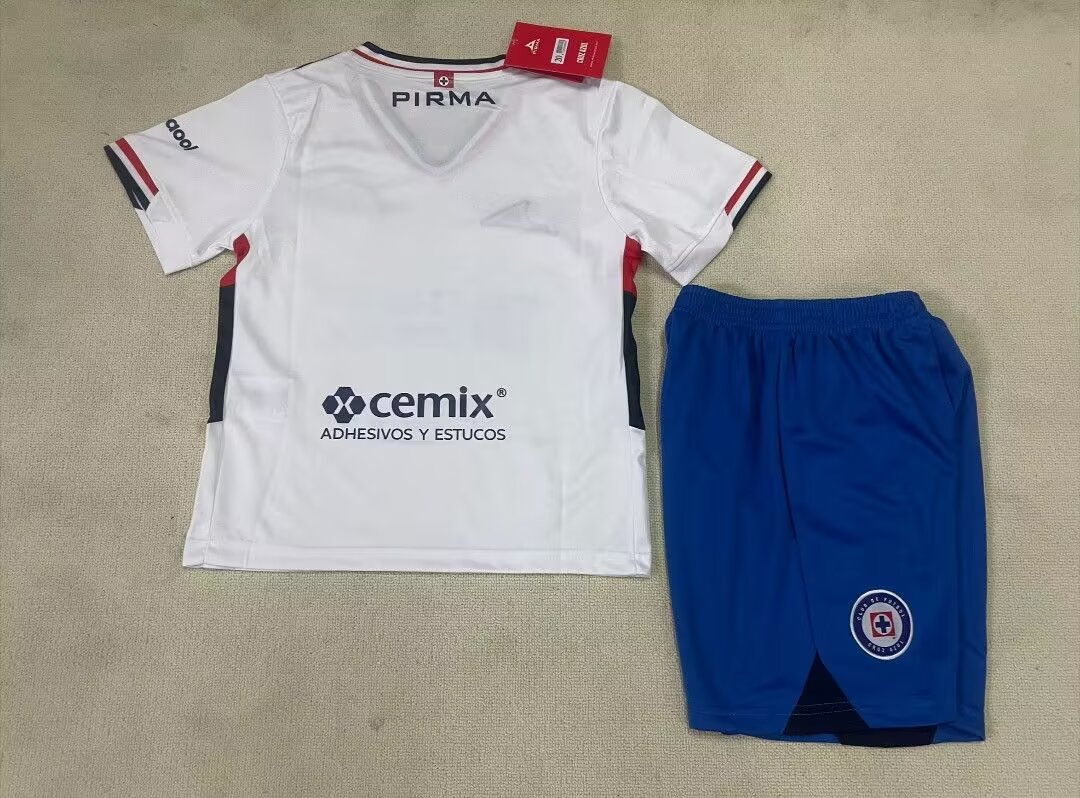 2025-26 Cruz Azul Away Jersey - Children's Size Fans Edition