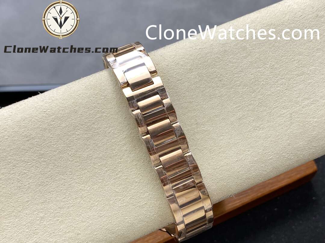 Cartier Super Clone Watches 1:1 Ballon Bleu de Rose Gold WJBB0016 Silver Dial 28mm