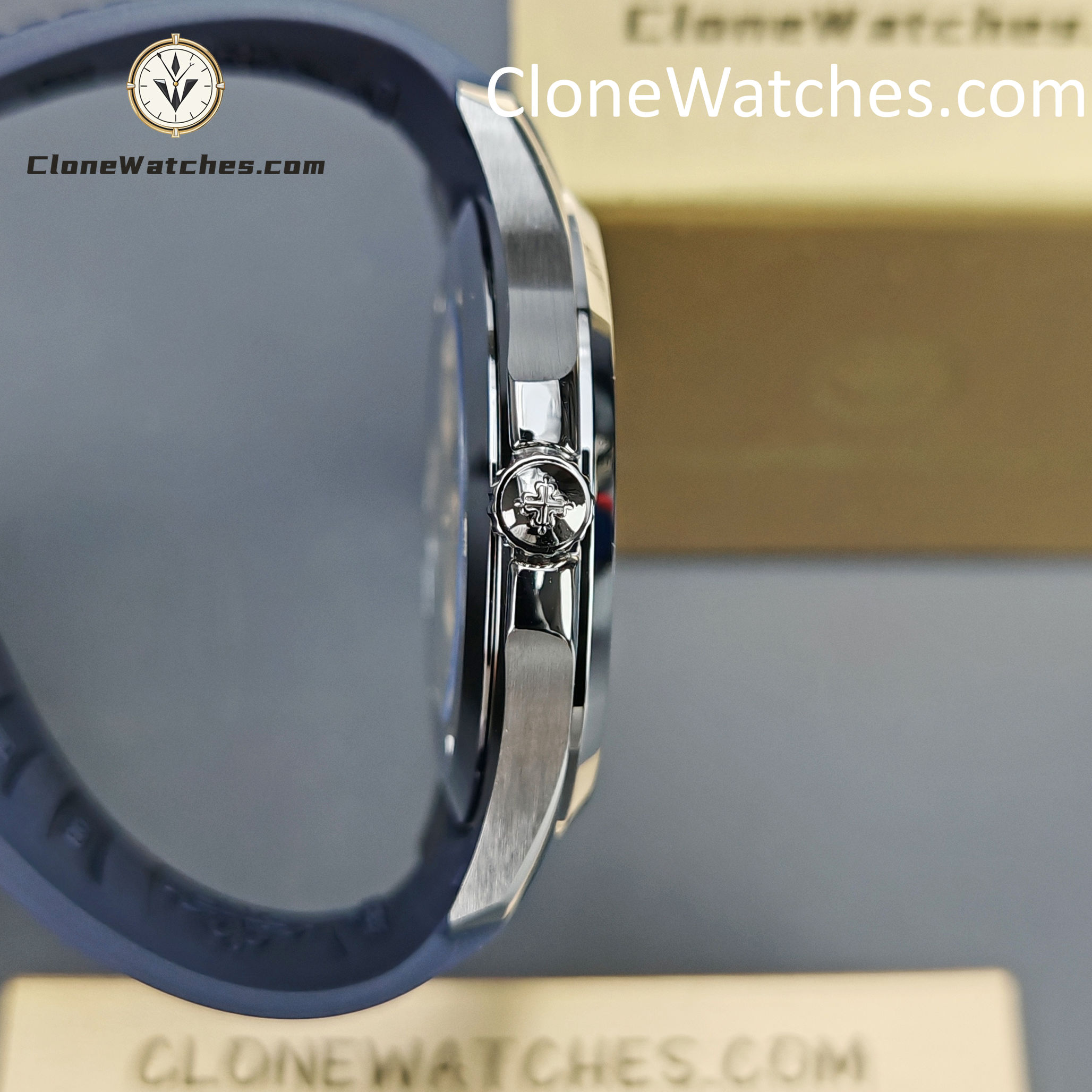 Patek Philippe Super Clone Watches 1:1 Aquanaut 5168G-001 Jumbo Blue 42 mm