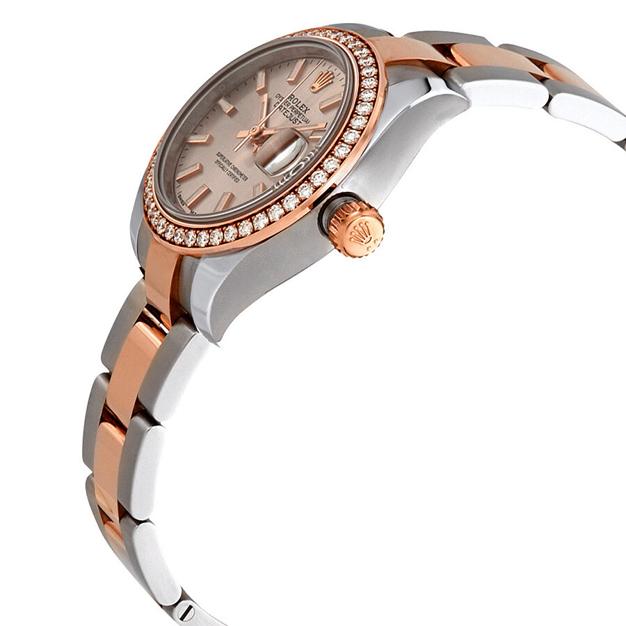 Rolex Datejust Automatic Ladies Steel and 18K Everose Gold Oyster Watch 279381RBR（Lifetime free warranty+90-days replacement service & Refund!.）