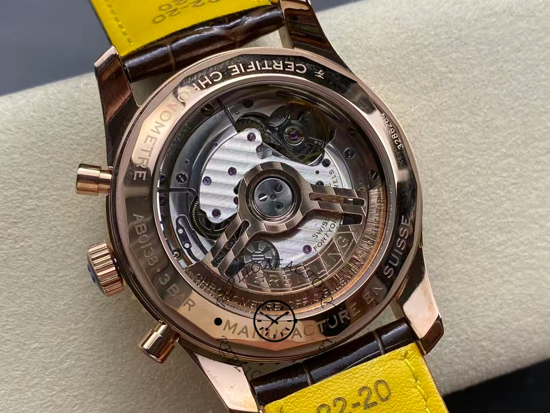 Breitling Navitimer B12 Chronograph 41 RB12302A1L1P1 Brown Strap Replica