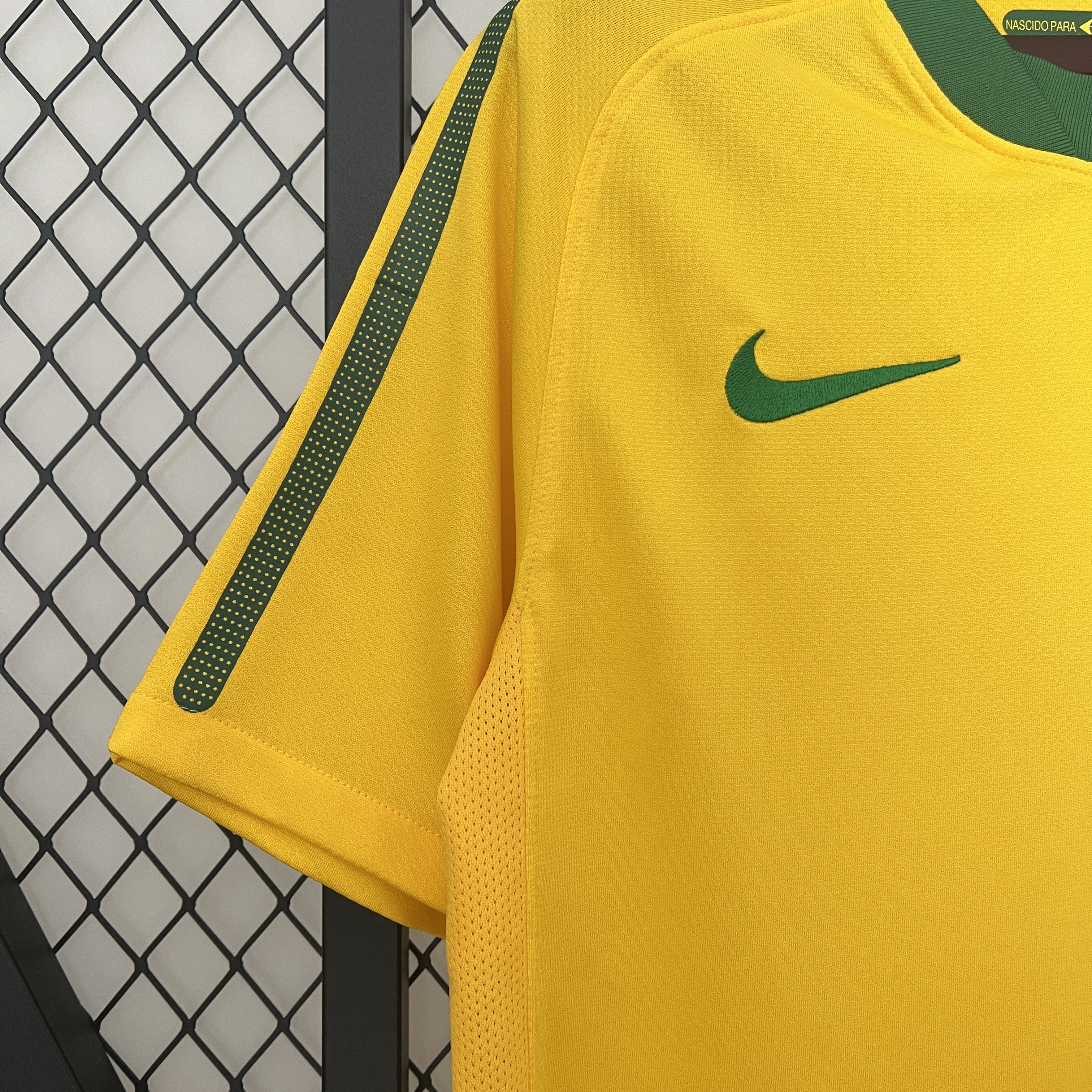 2010 Brazil Retro Yellow Jersey-Fans Edition