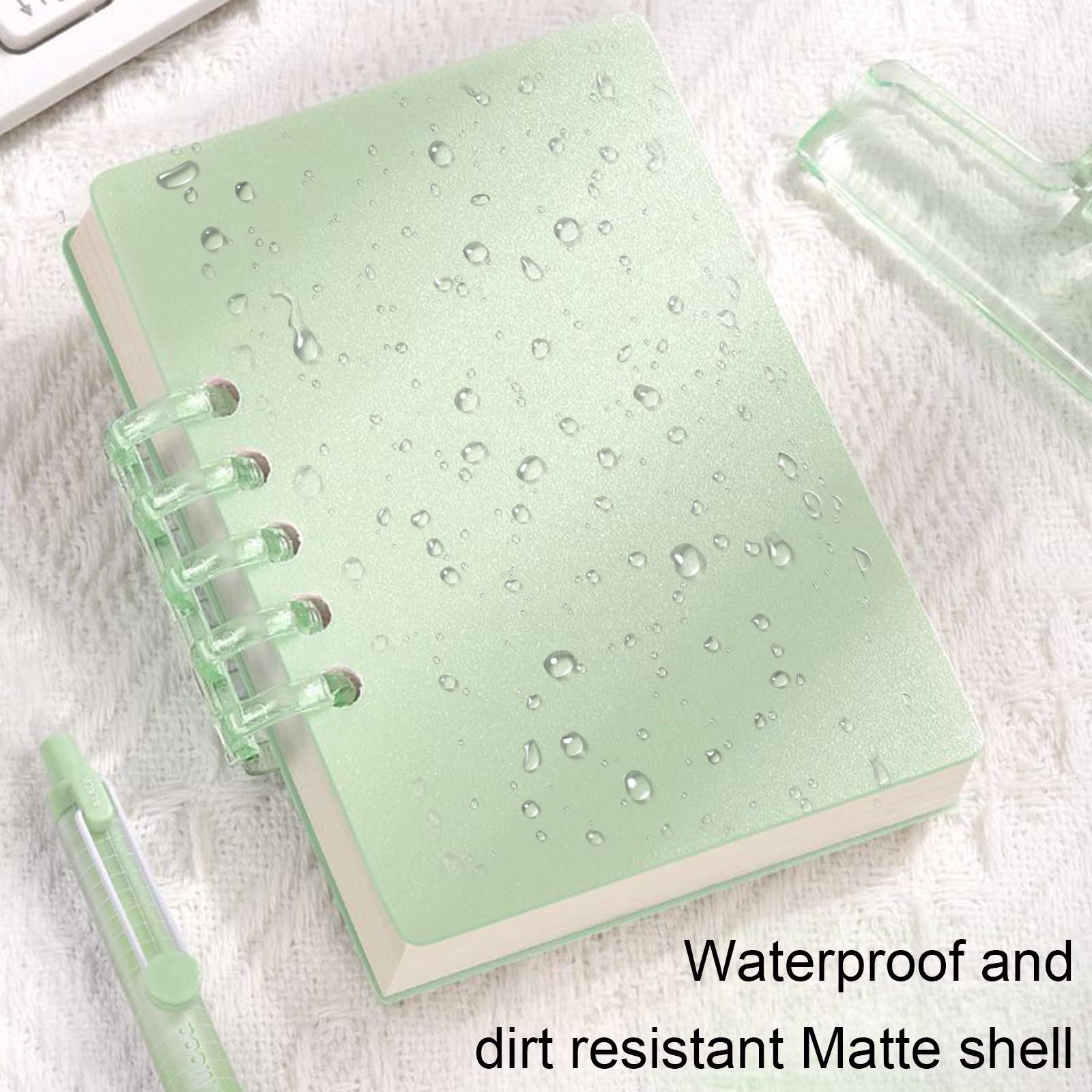 Kumdkd A7 Pocket Notebook - 60 Sheets Memo Book for Students & Professionals (4x2.9", Coil-Bound, Eco-Friendly Paper)