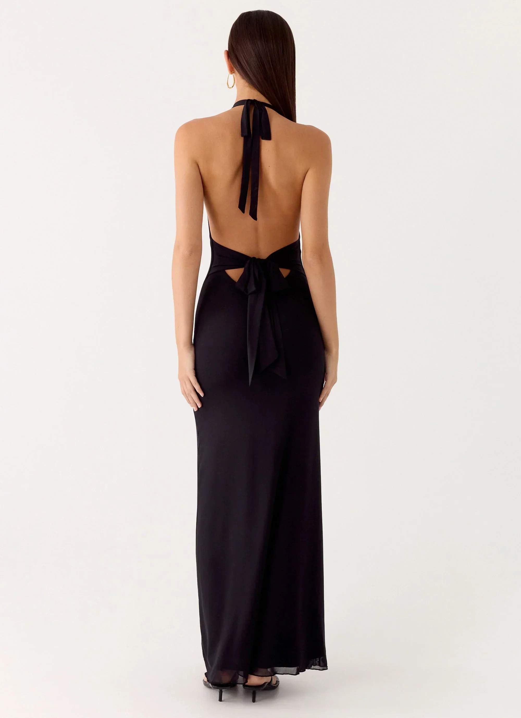 Starlight Nights Maxi Dress - Black