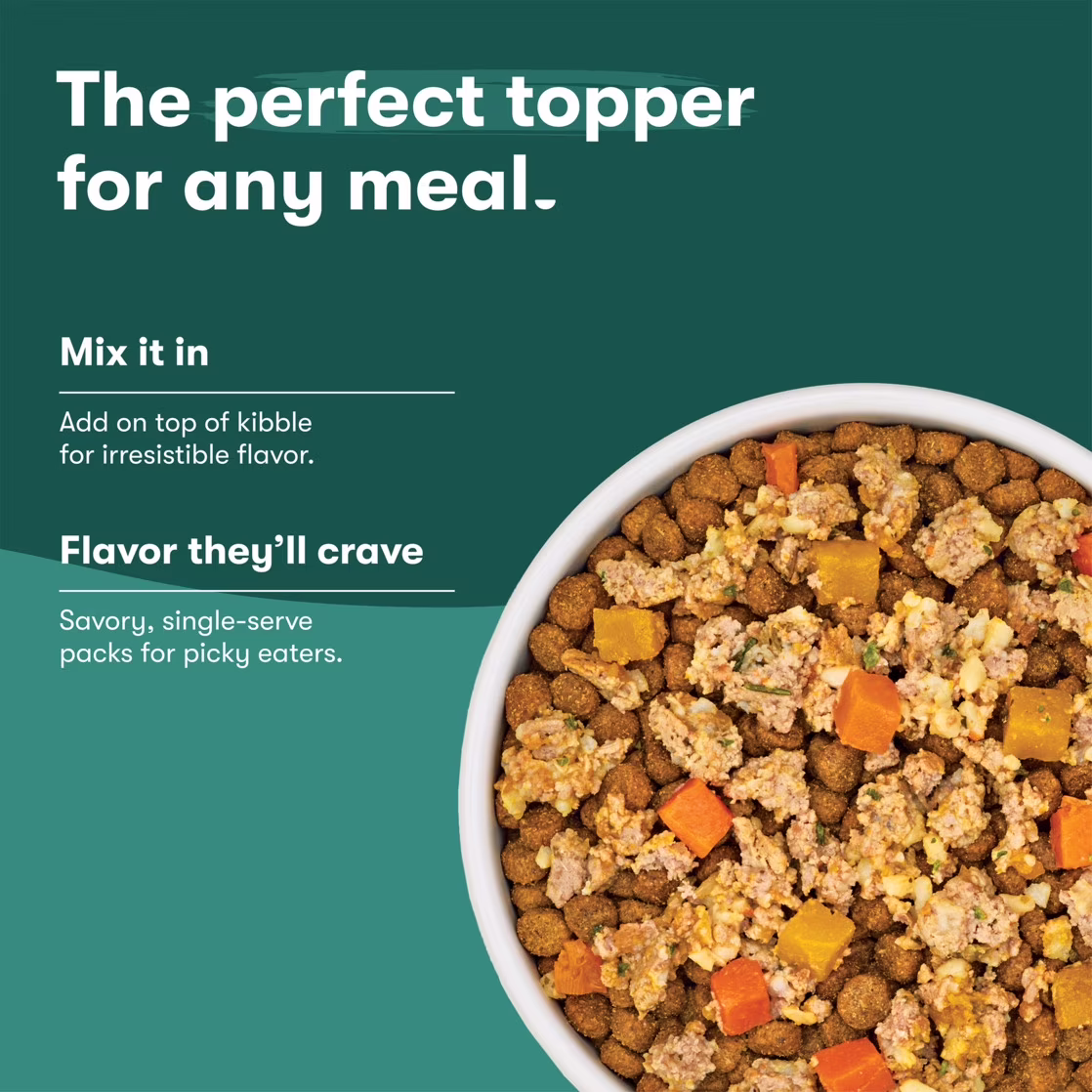 Jinx Homemades Single-Serve Meal Topper Duck & Lamb Recipe, 3 oz Pouch