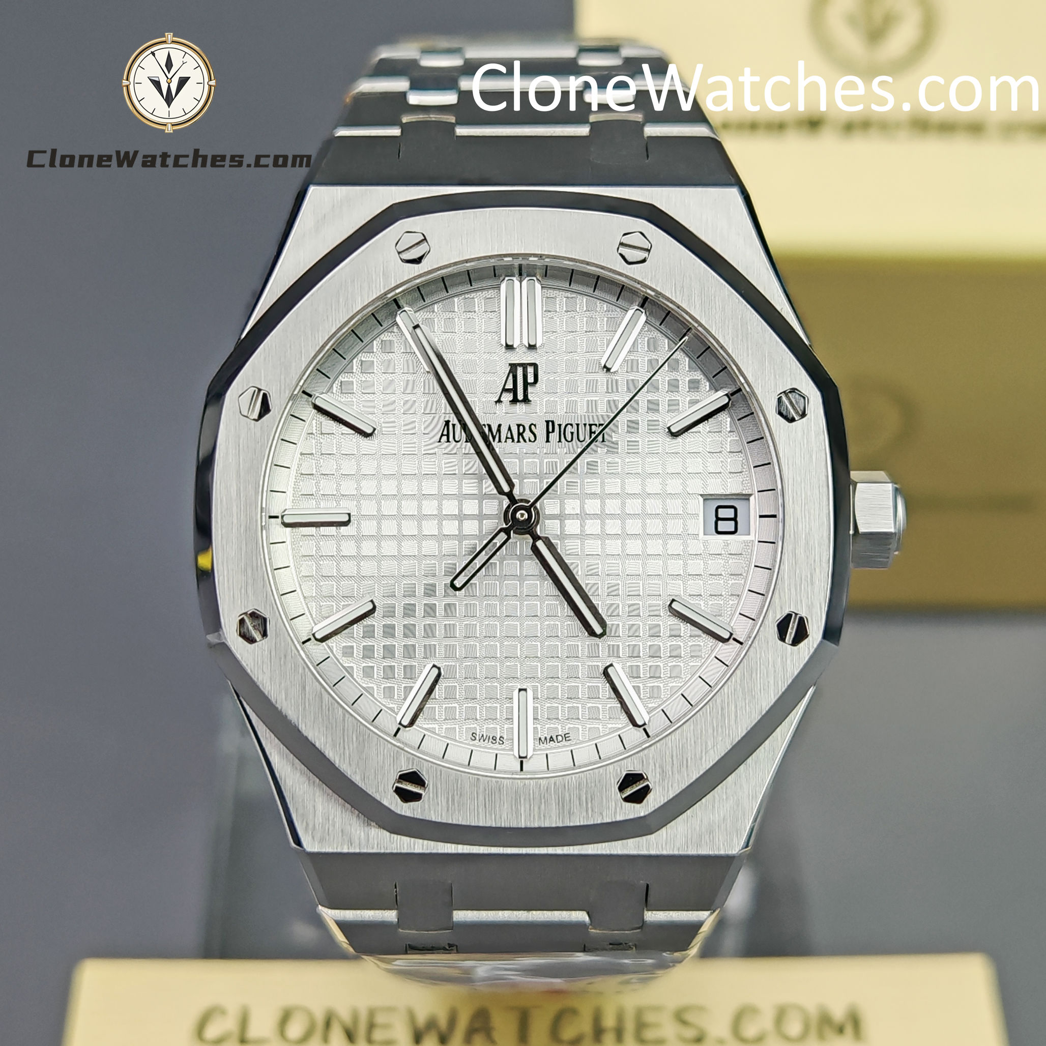 Audemars Piguet Super Clone Watches 1:1 Royal Oak 15500 White Dial