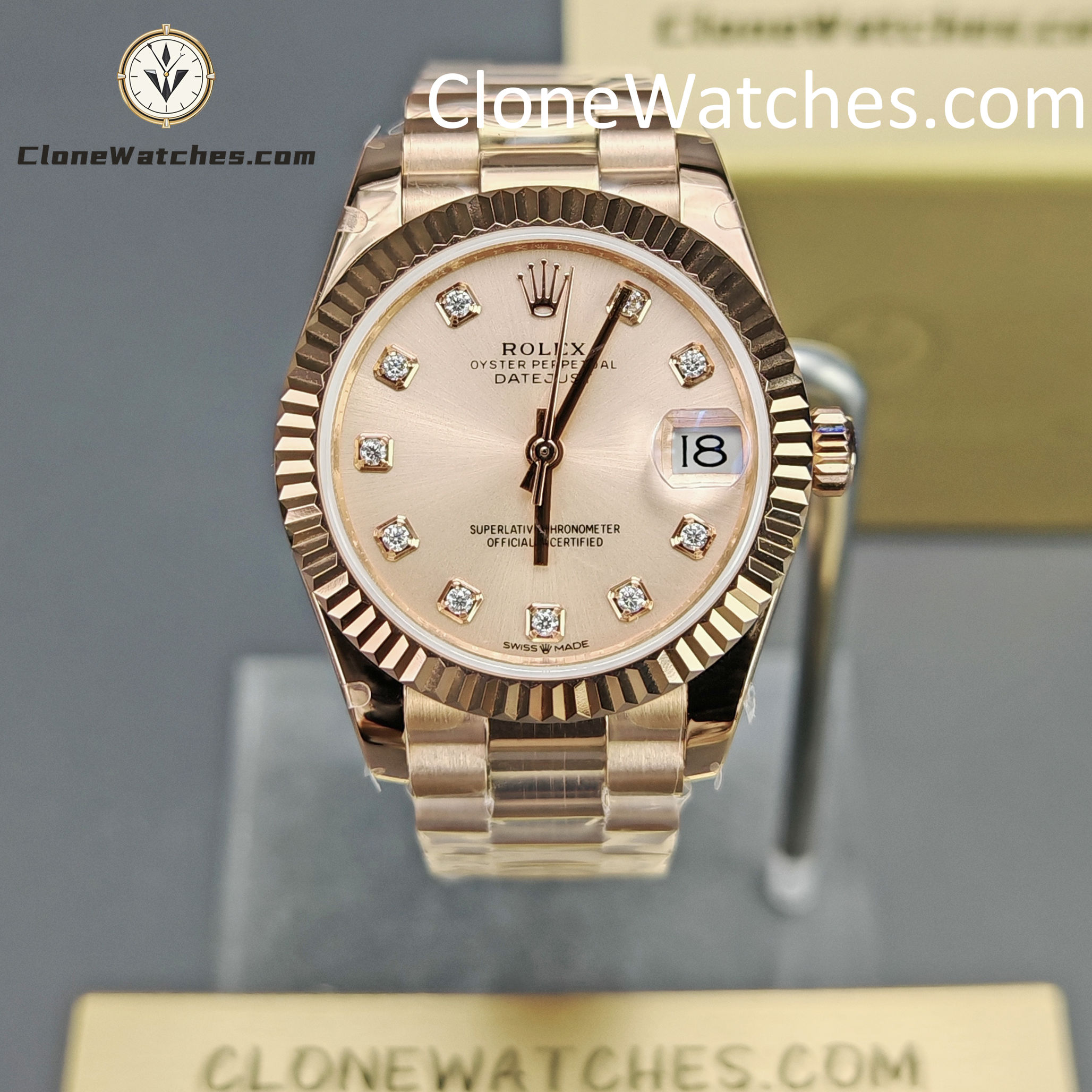 Rolex Super Clone Watches 1:1 DateJust m278275-0031 President 31MM 2236 Movement