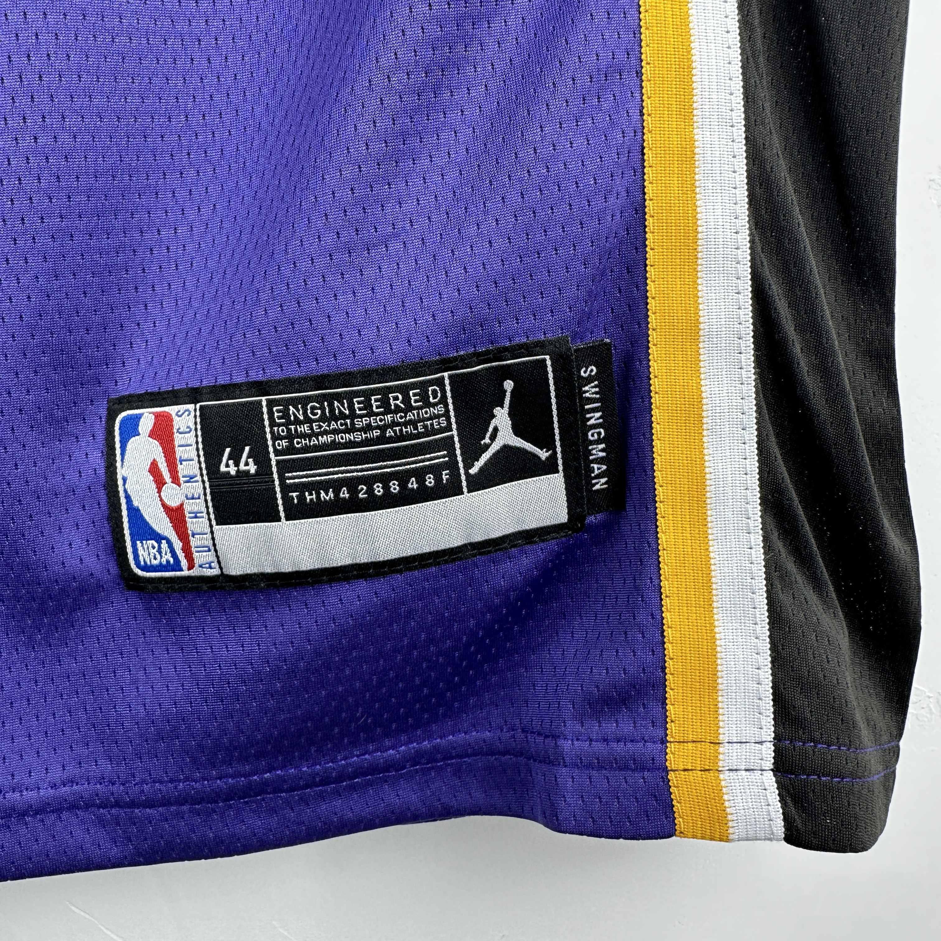 Embroidered Lakers Jumpman No. 23 James