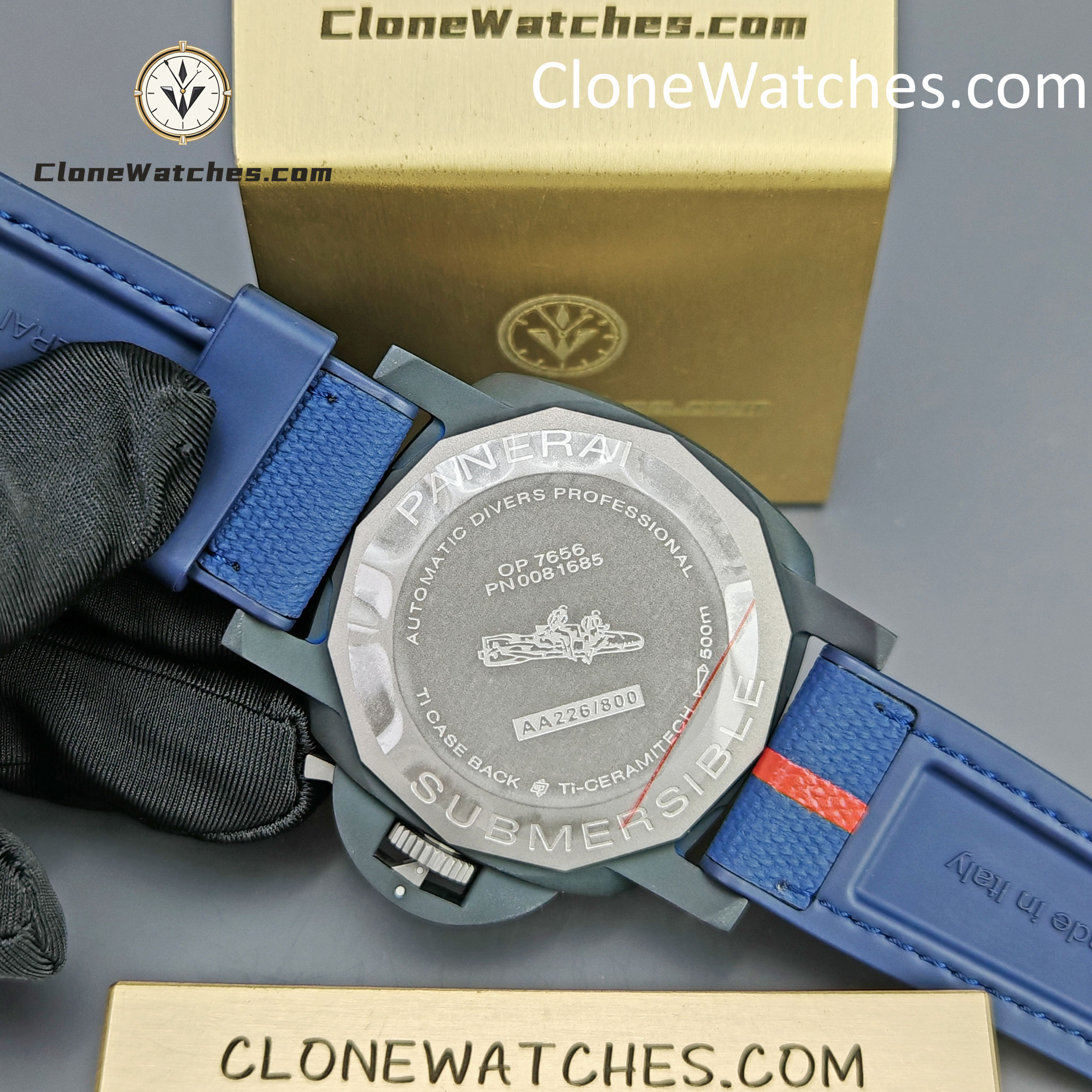 Panerai Super Clone Watches 1:1 Submersible Luna Rossa Ti-Ceramitech PAM01543 White Dial
