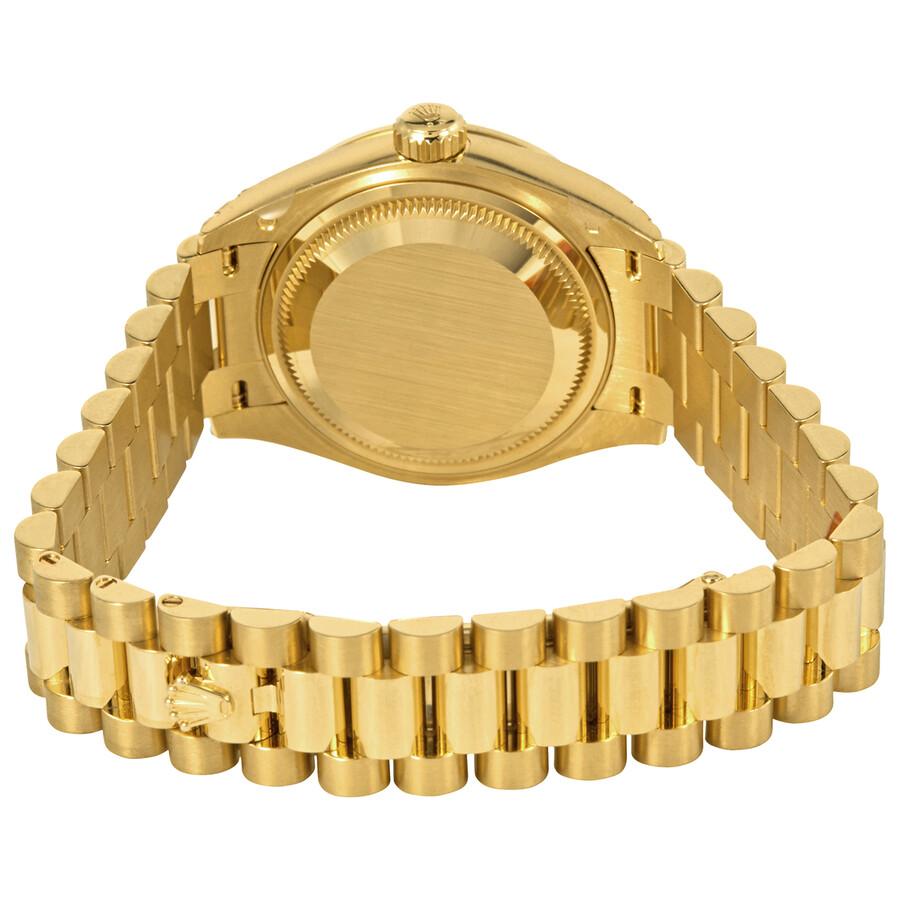 Rolex Lady-Datejust Mint Green Dial 18 Carat Yellow Gold President Watch 279138GNDP（Lifetime free warranty+90-days replacement service & Refund!.）