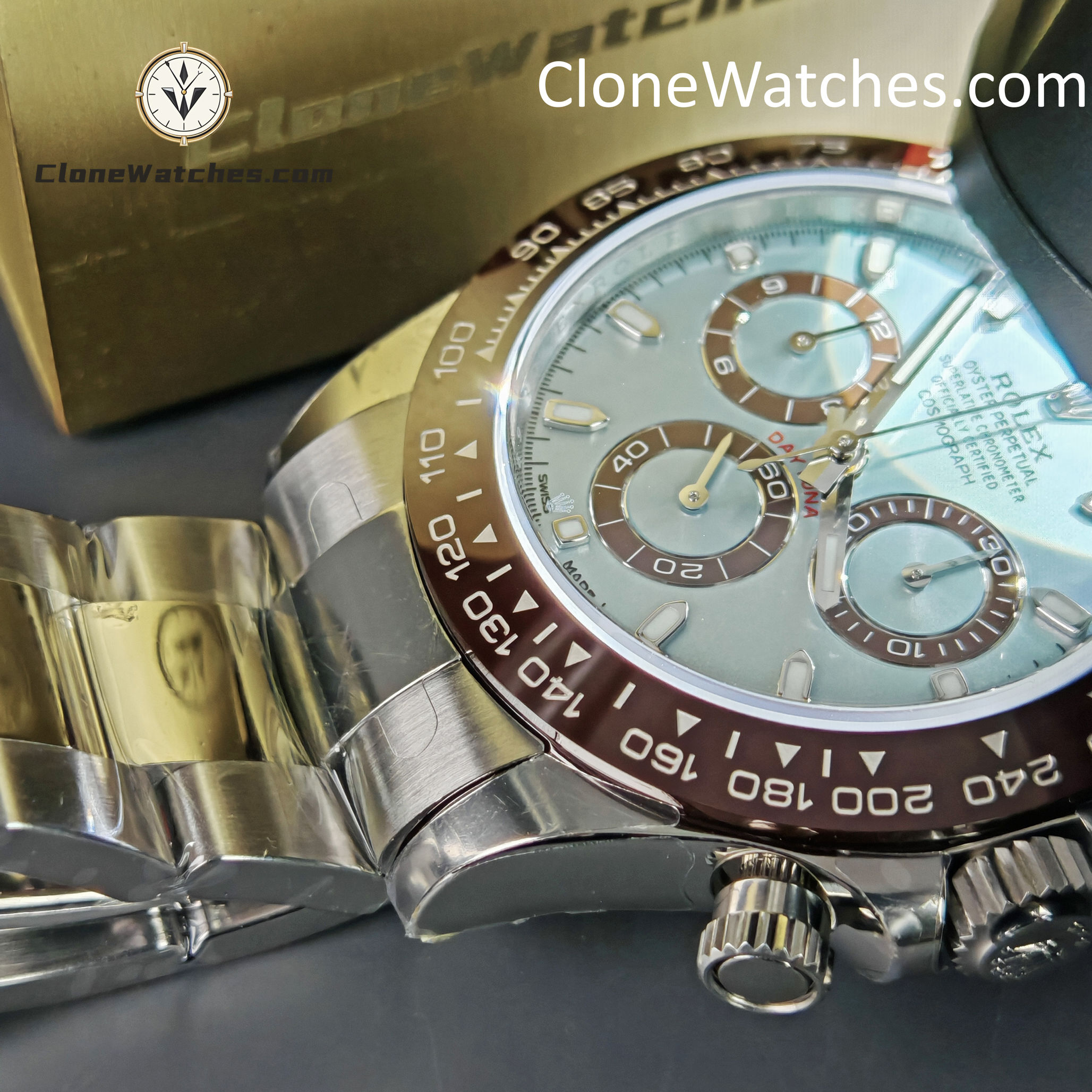 Rolex Super Clone Watches 1:1 ICE BLUE Daytona m116506-0001 4130 Movement