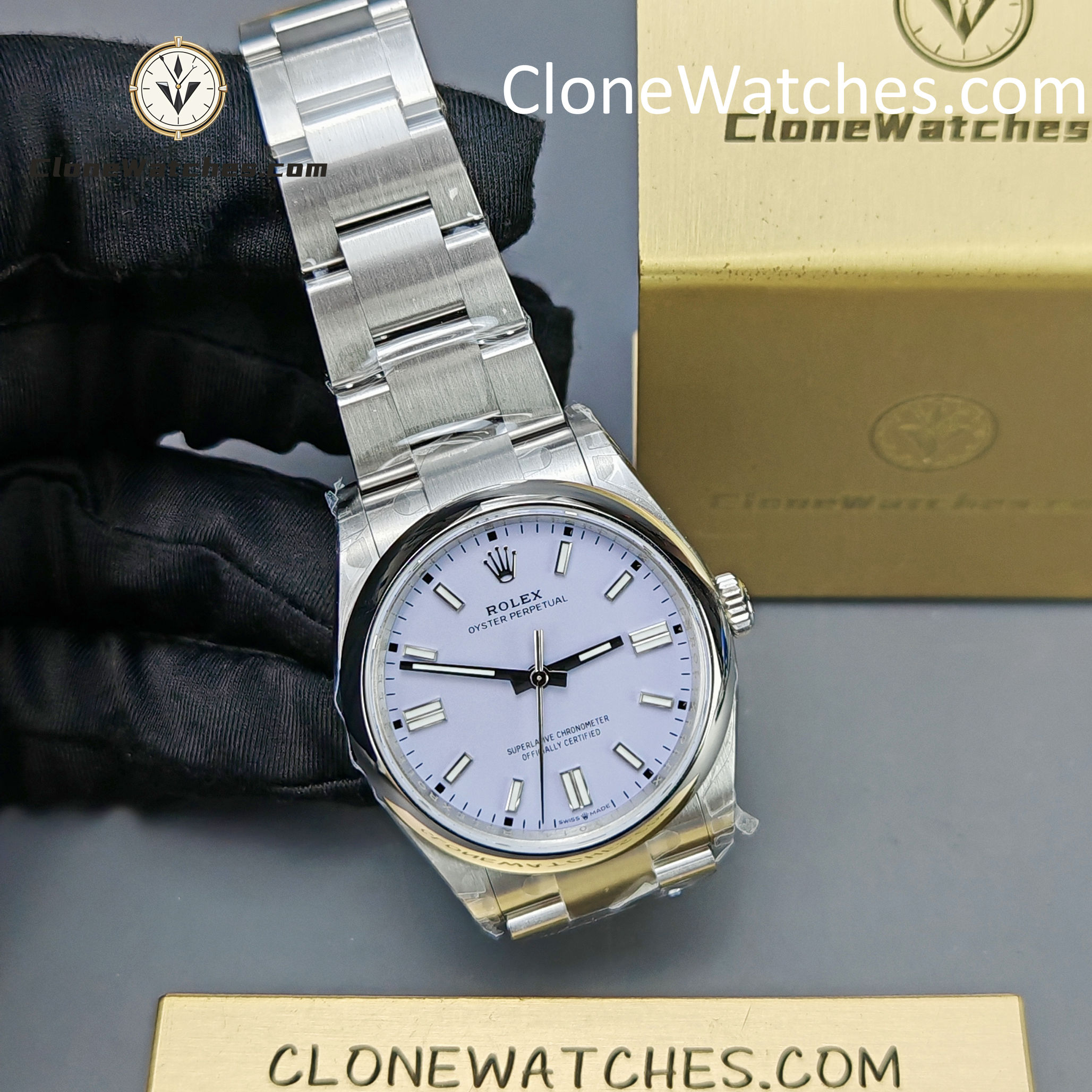 Rolex Super Clone Watches 1:1 Oyster Perpetual Purple Dial 36mm 126000-0013 3230 Movement