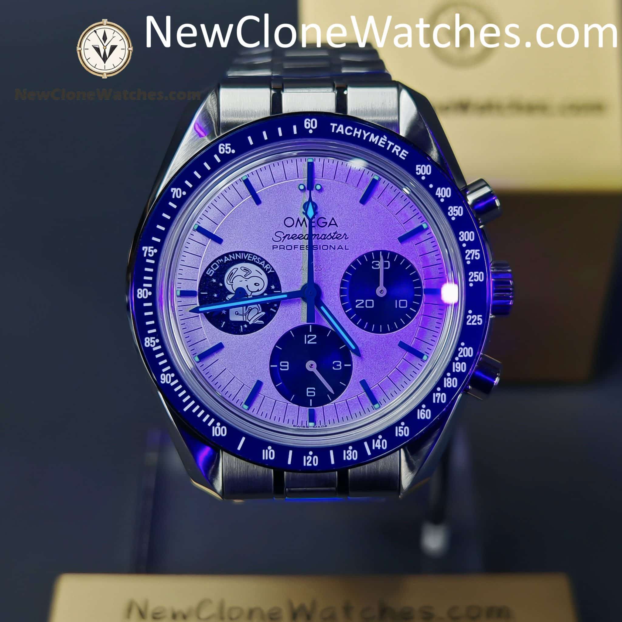 OMEGA Super Clone Watches 1:1 Speedmaster Anniversary Series ��Silver Snoopy Award�� 310.32.42.50.02.001 42mm