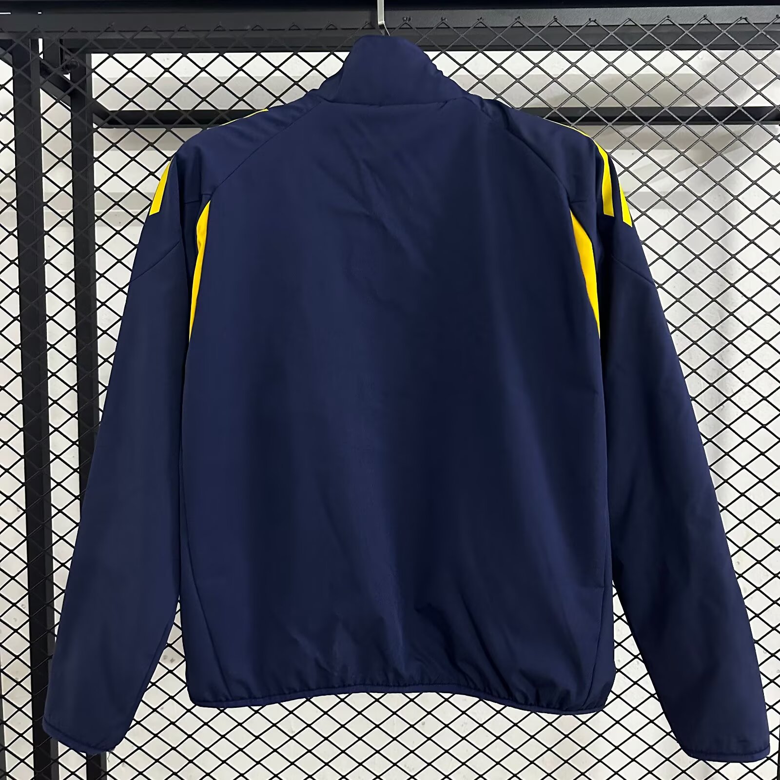 2025/26 Boca Juniors Navy Waterproof Windbreaker