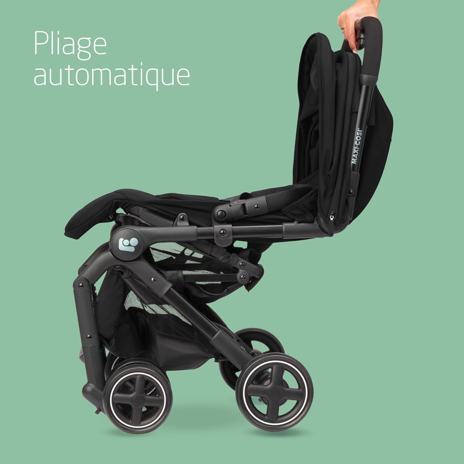 Poussette canne légère compacte 0 22 kg pliage automatique