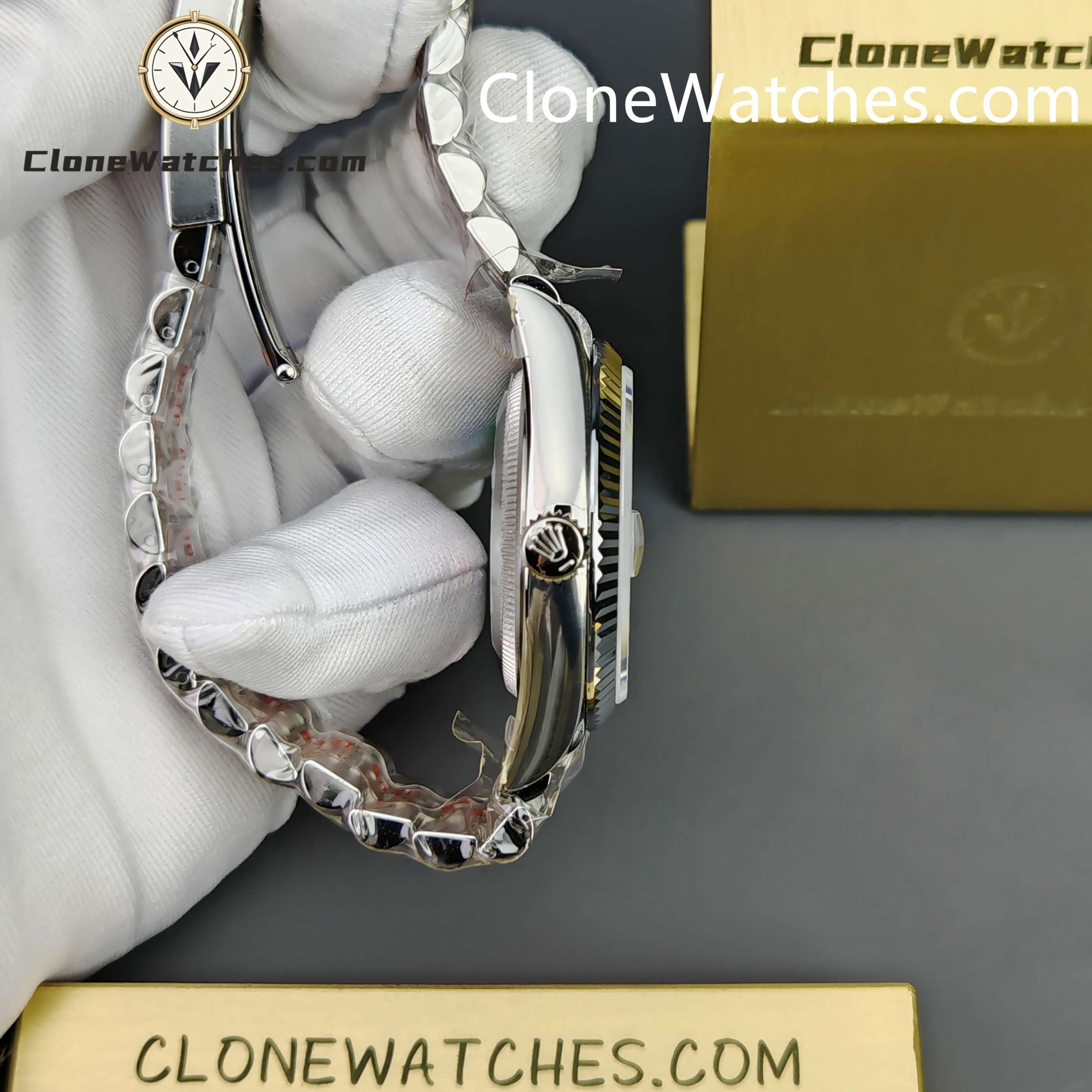 Rolex Super Clone Watches 1:1 DateJust Mother of Pearl Diamond Dial Jubilee 36MM m126234-0019 3235 Movement