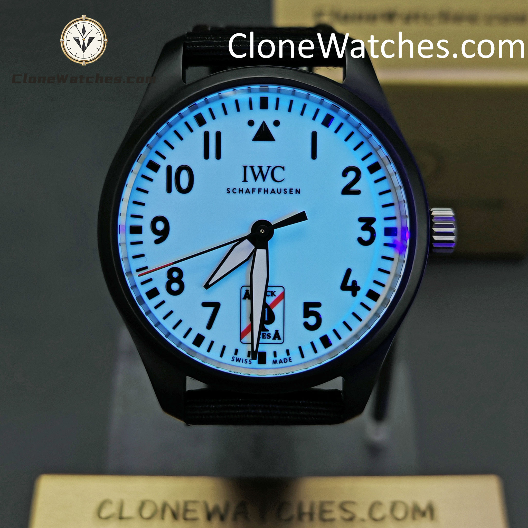 IWC Super Clone Watches 1:1 Pilot’s Watch Automatic 41MM Black Aces IW326905
