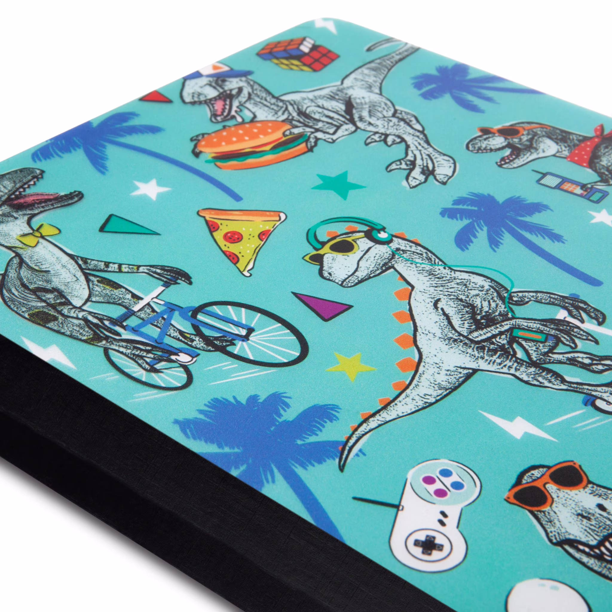 Mintgreen Journal, Composition Book, Wide Ruled, 80 Sheets, Recycled Paper, Dinosaurs