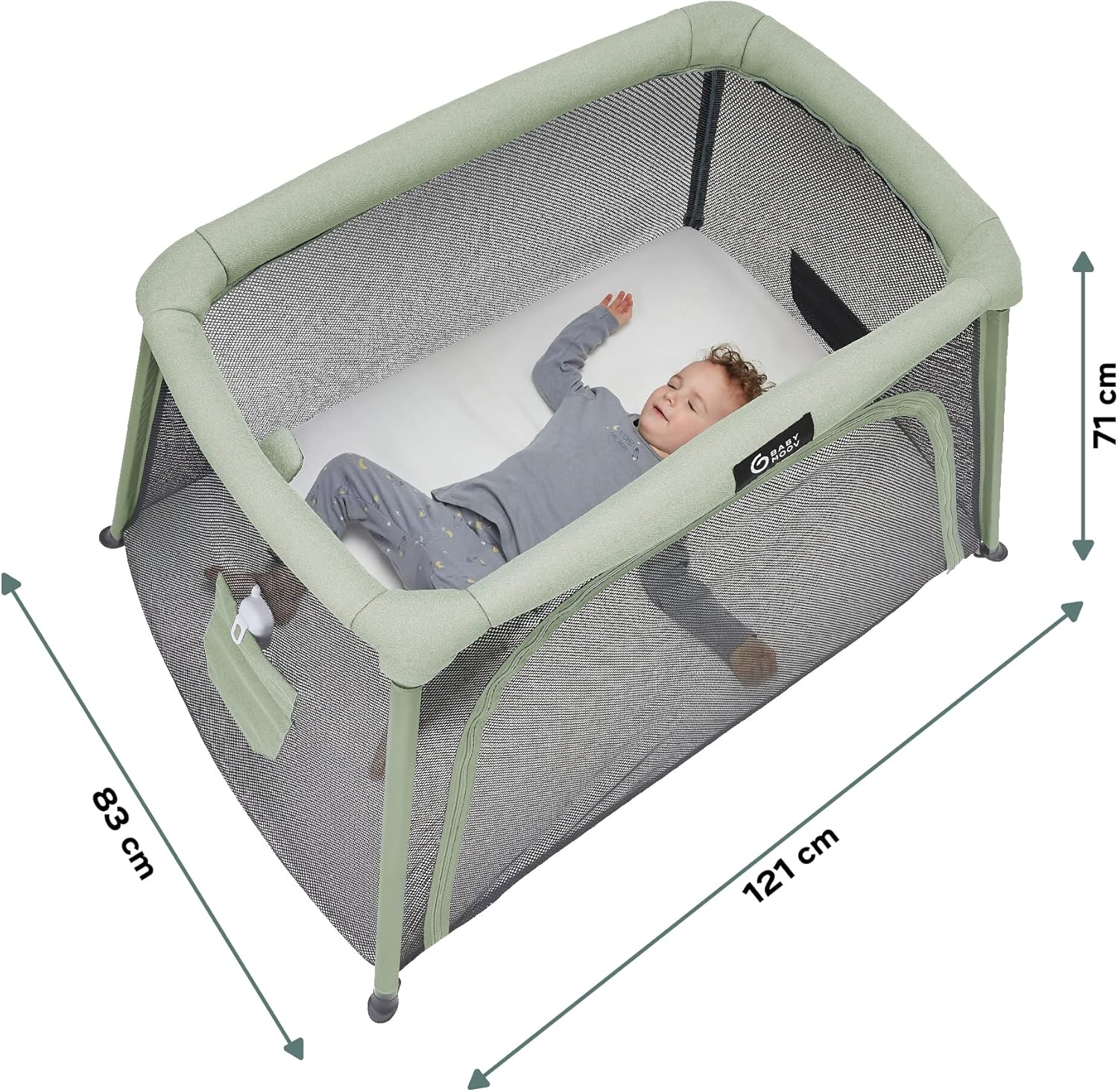 Lit parapluie 3 en 1 berceau lit d appoint aire de jeux pliable
