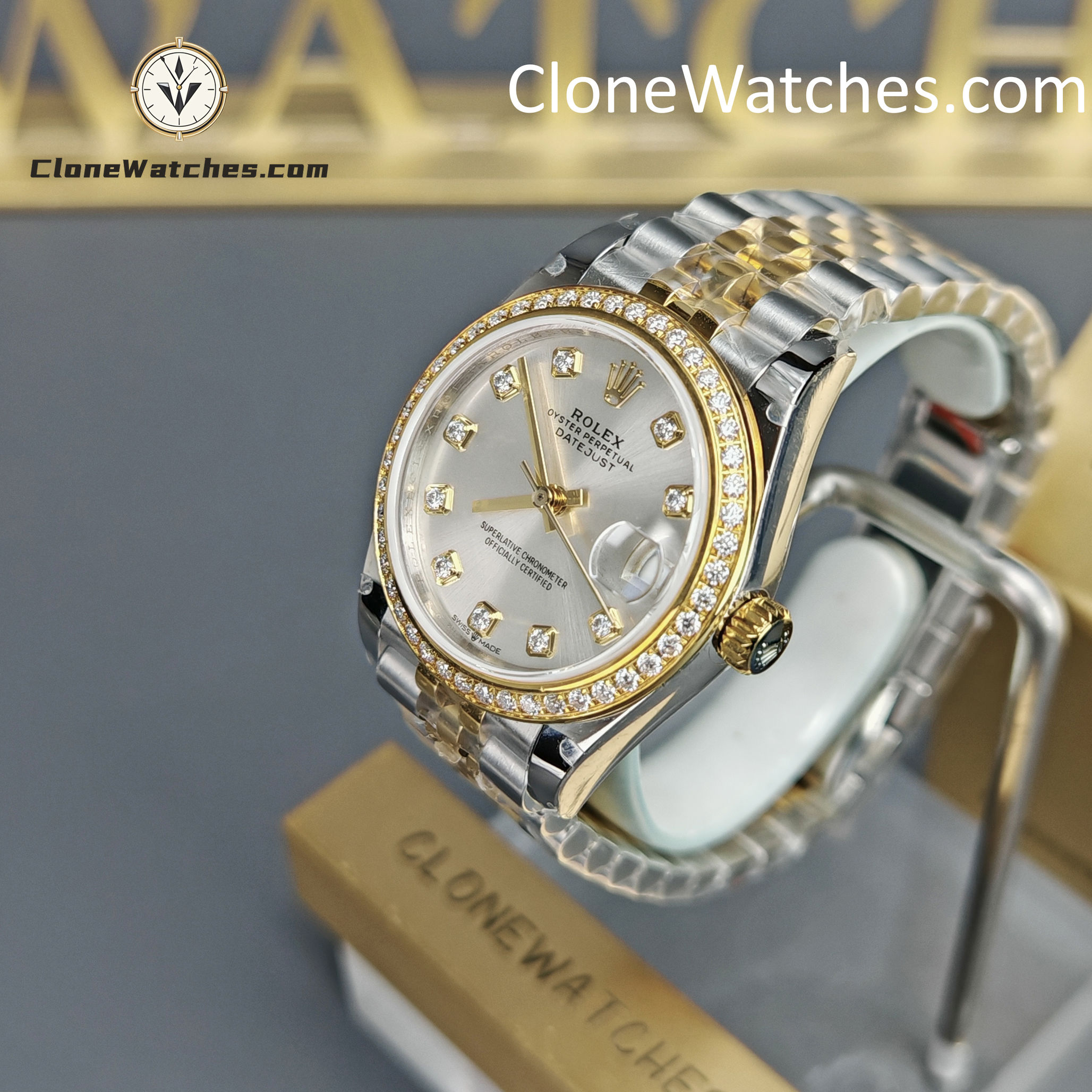 Rolex Super Clone Watches 1:1 DateJust m278383rbr-0020 Jubilee 31MM 2236 Movement