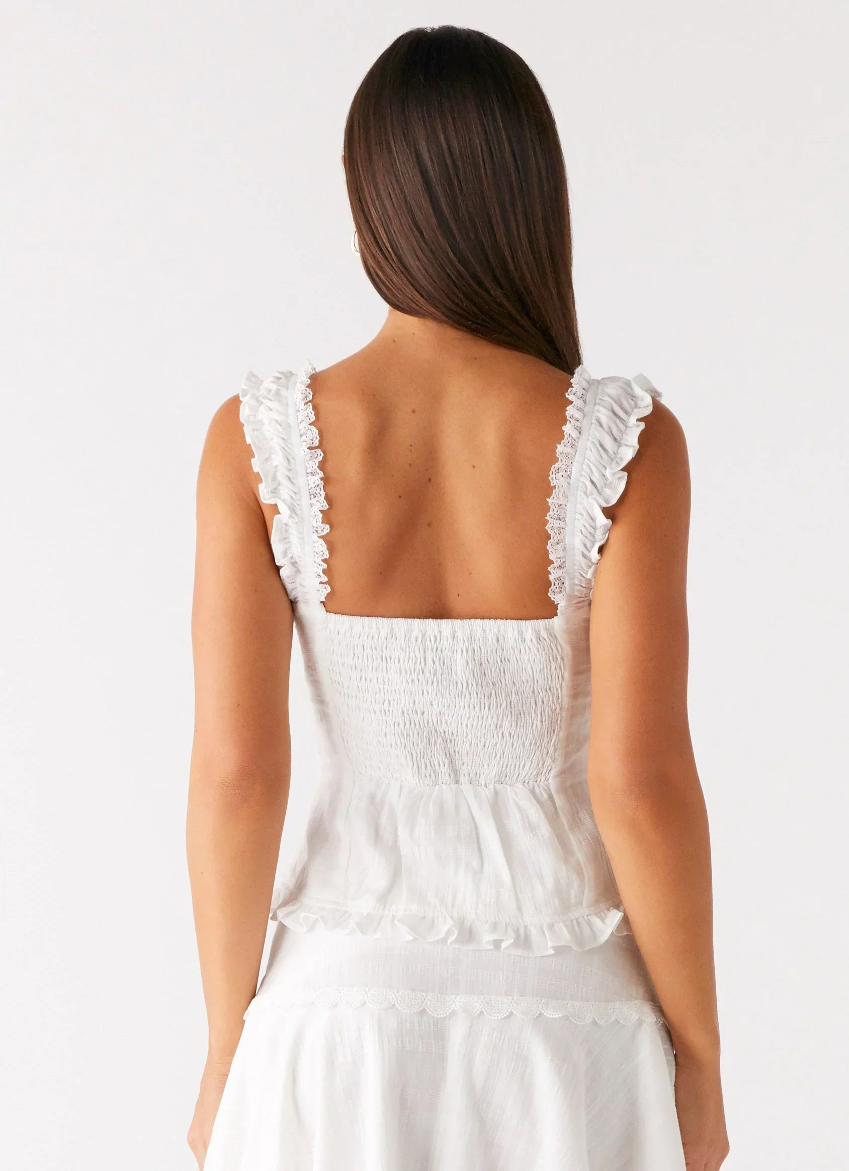 Clearwater Mist Top - White
