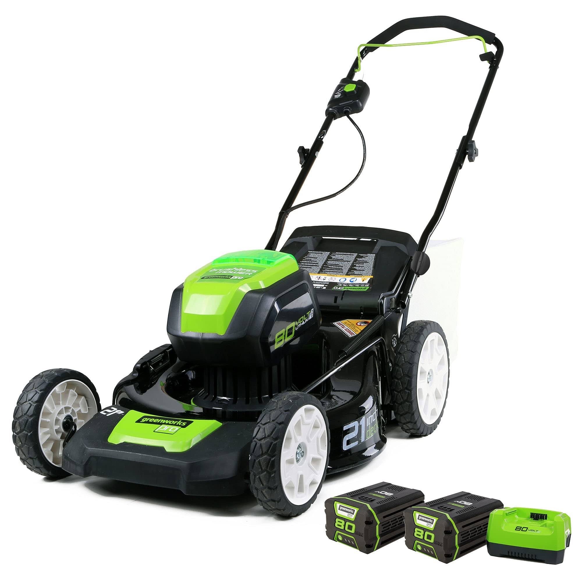 Greenworks GLM801601 21" Cordless Mower - 80 V