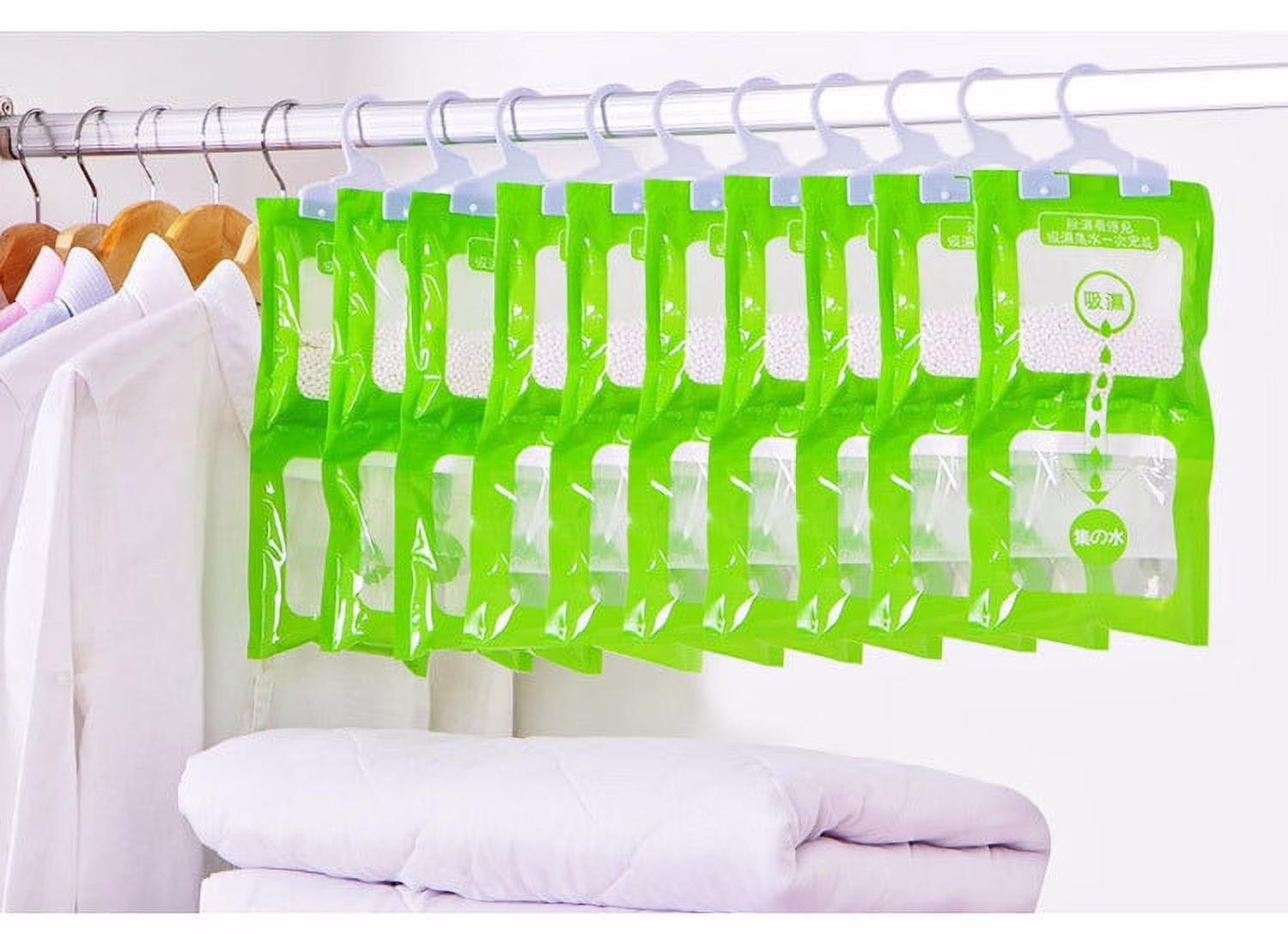 Herrklp Household Dehumidifier Absorbing Package Dehumidifier Bag Can Be Hung Dormitory Closet Absorbent Damp-proof Weapon, Home Essentials